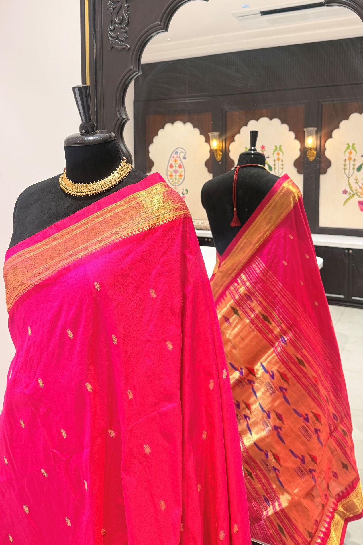 Handloom Double Pallu Paithani