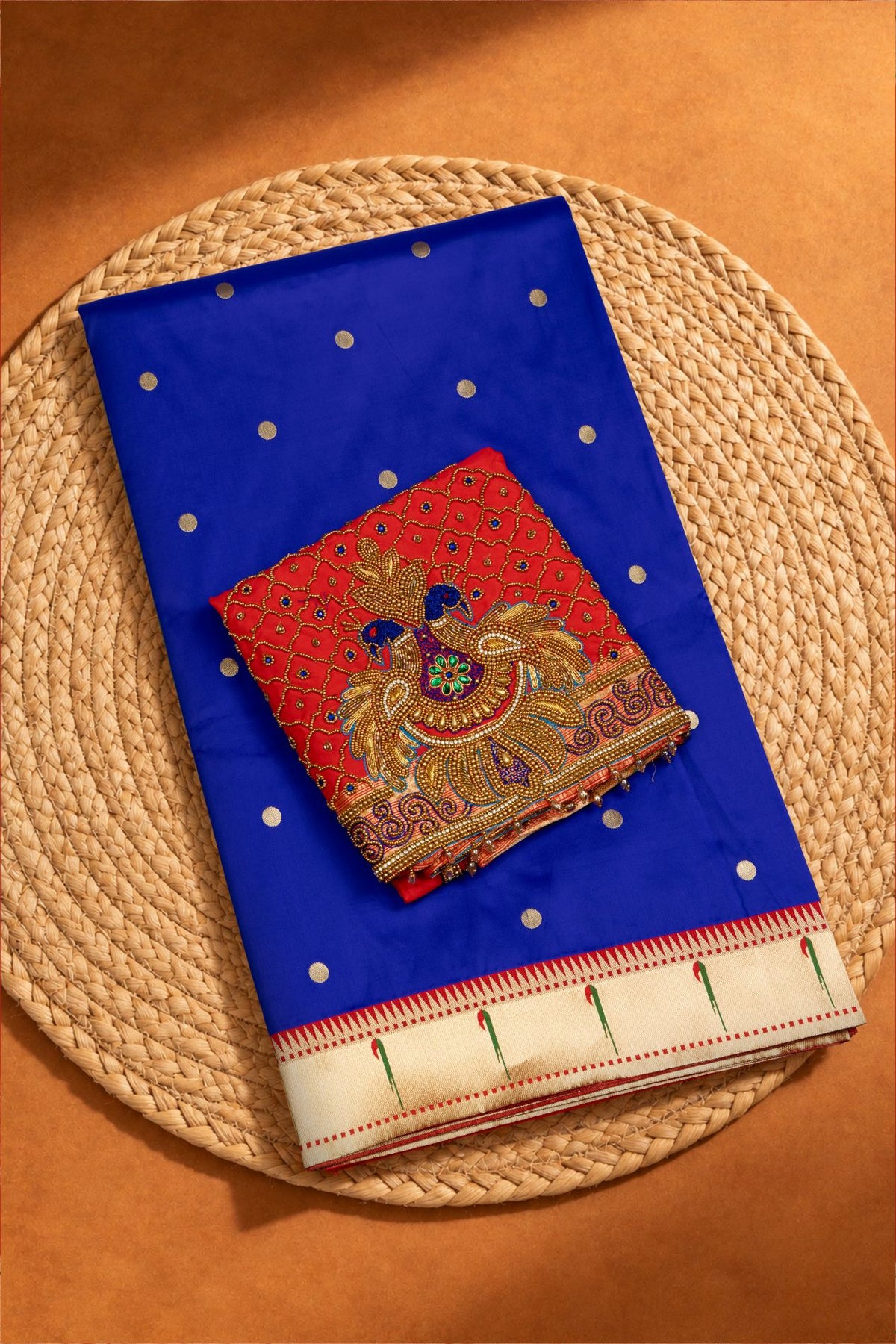 Designer Muniya Border Saree