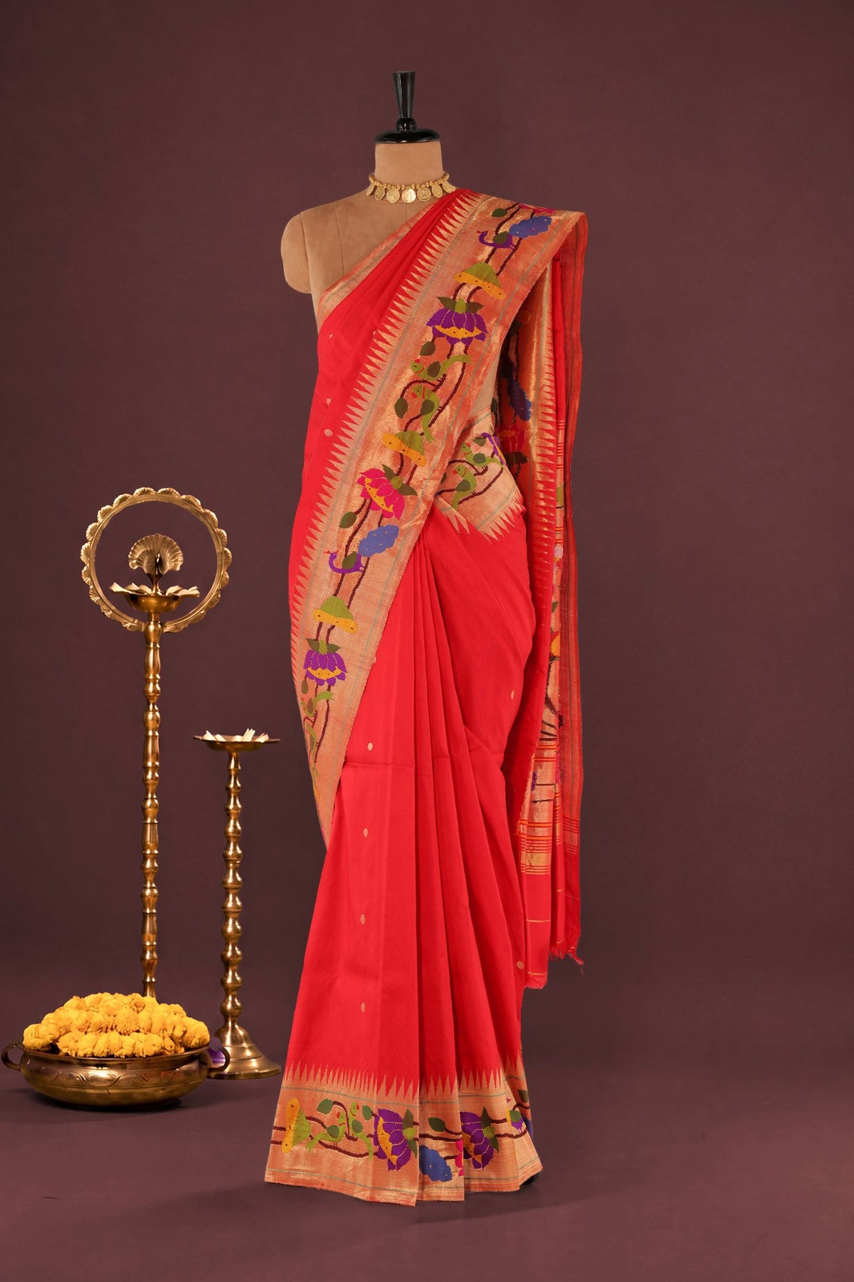 Handloom Brocade Paithani