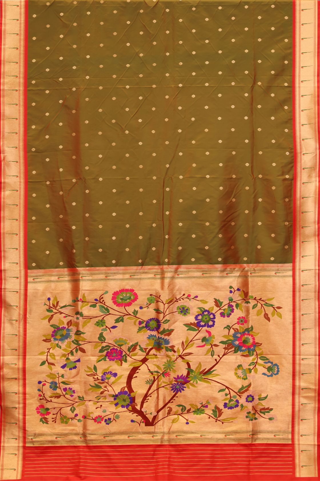 Designer Muniya Border Saree