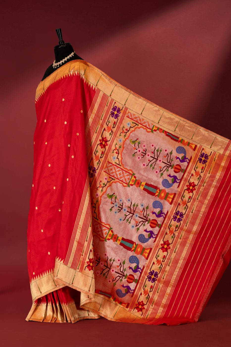 Handloom Muniya Paithani