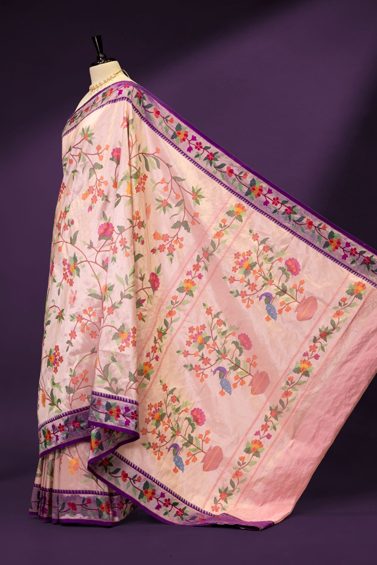 Handloom Brocade Paithani