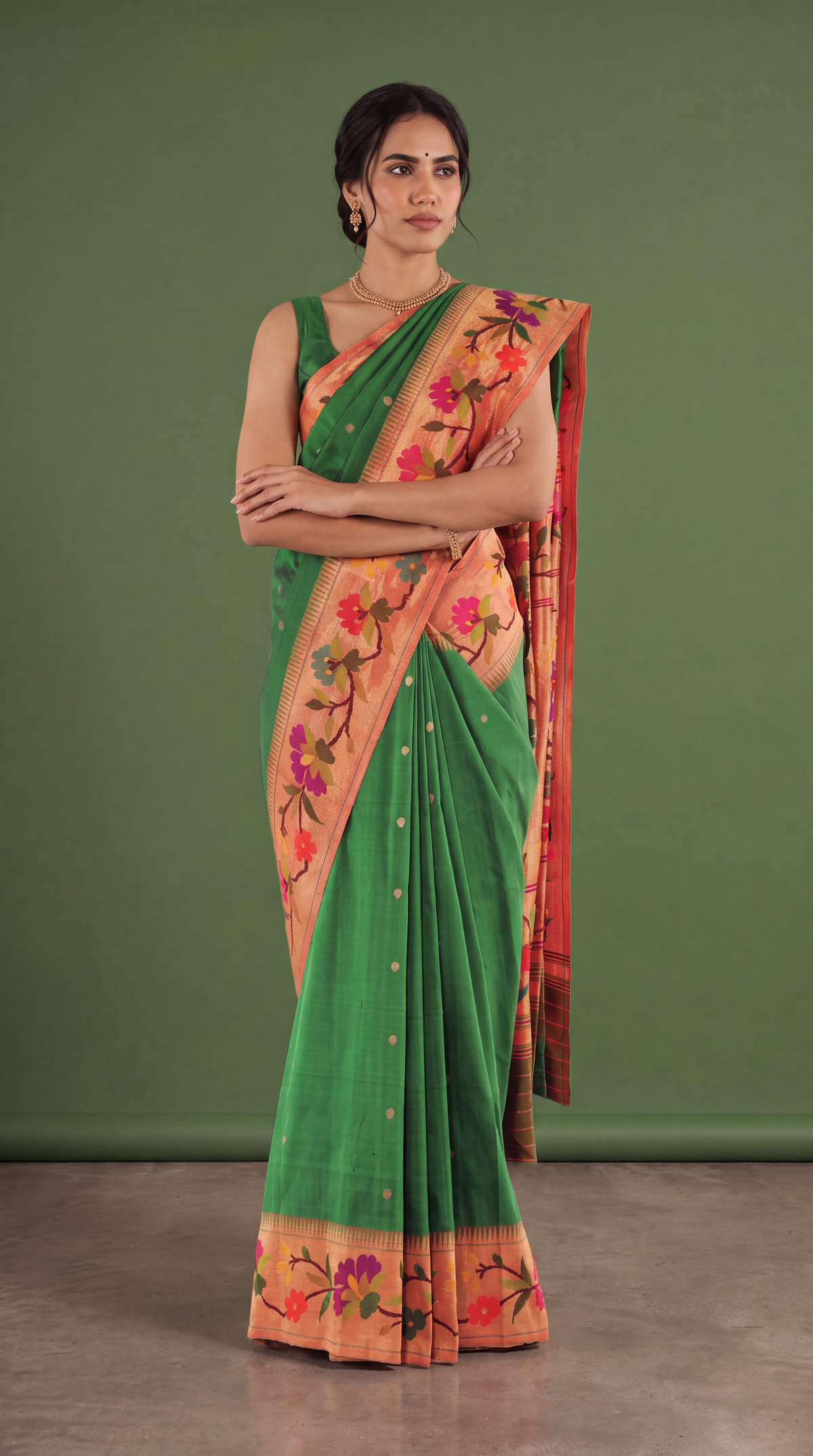 Handloom Brocade Paithani