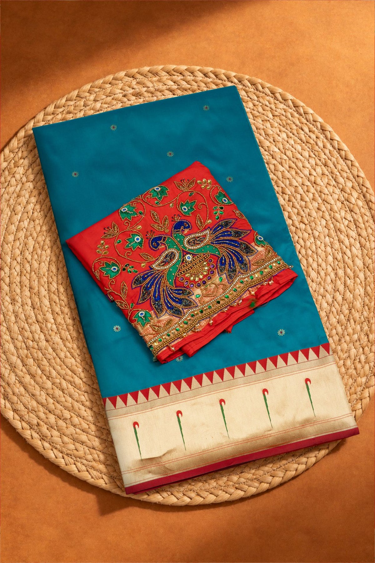 Designer Muniya Border Saree