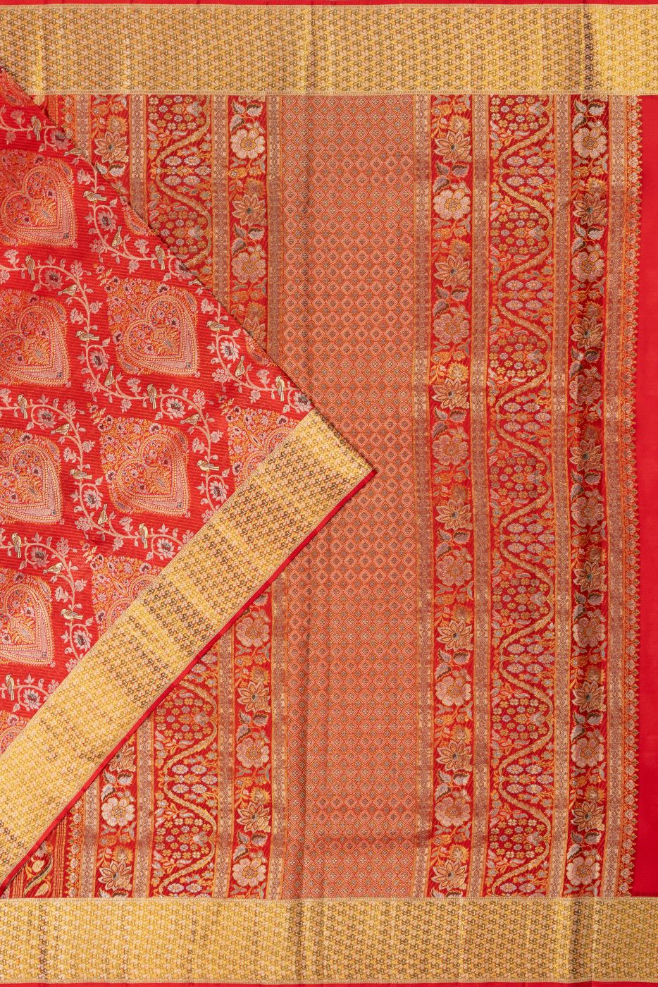 Kanjivaram Tissue Brocade Saree
