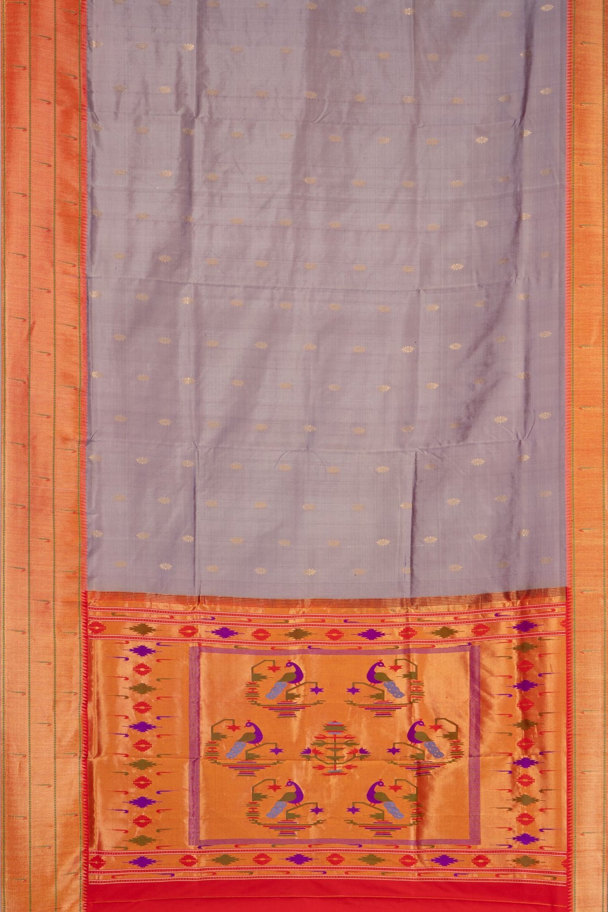 Krushnanjali Border Pure Silk Saree