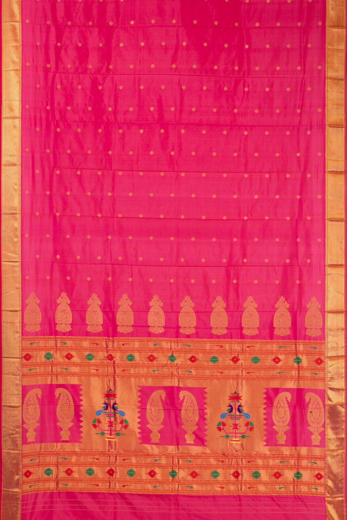 Kadiyal Allover Jari Butta Saree