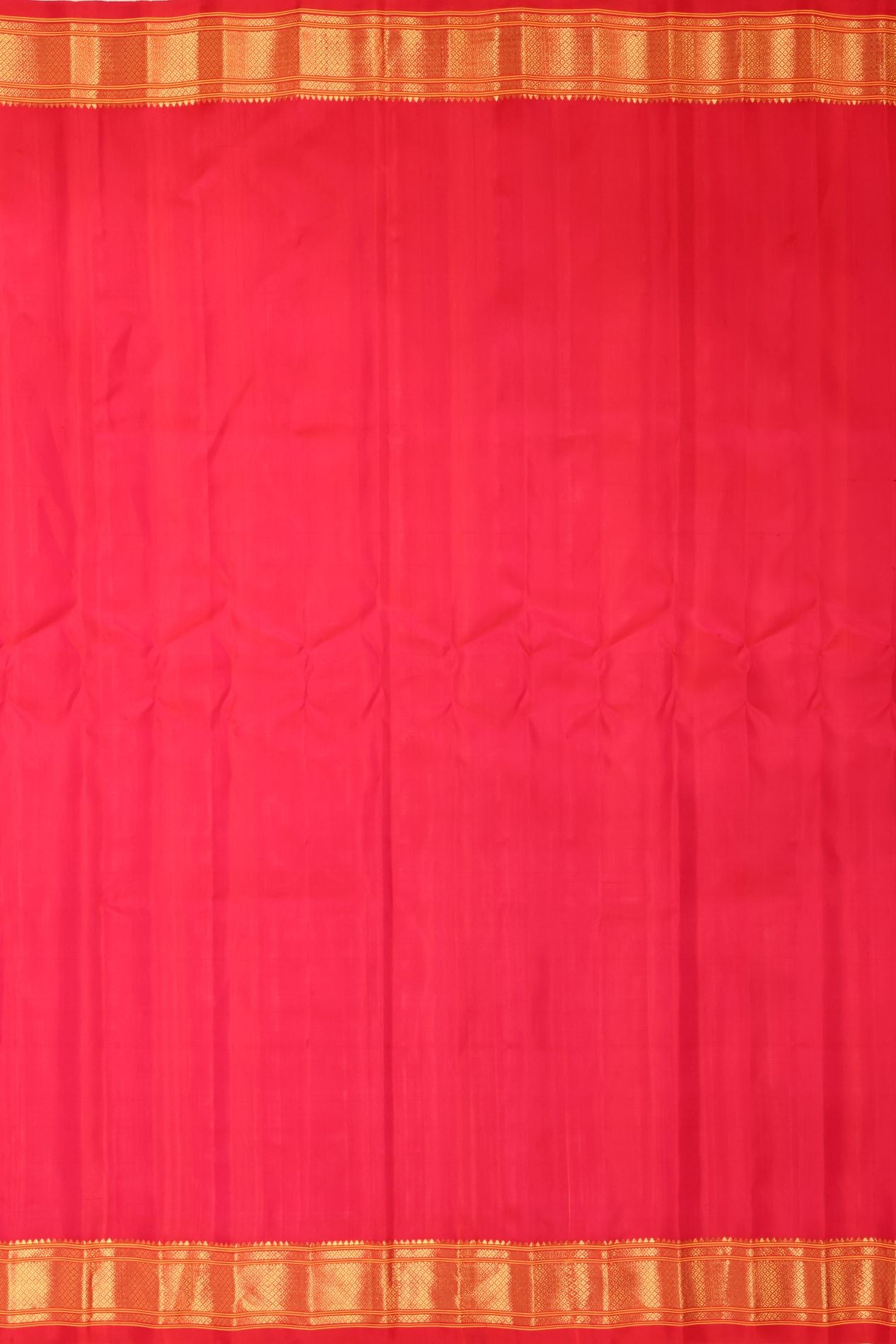 Kalanjali Self Border Pure Silk Saree