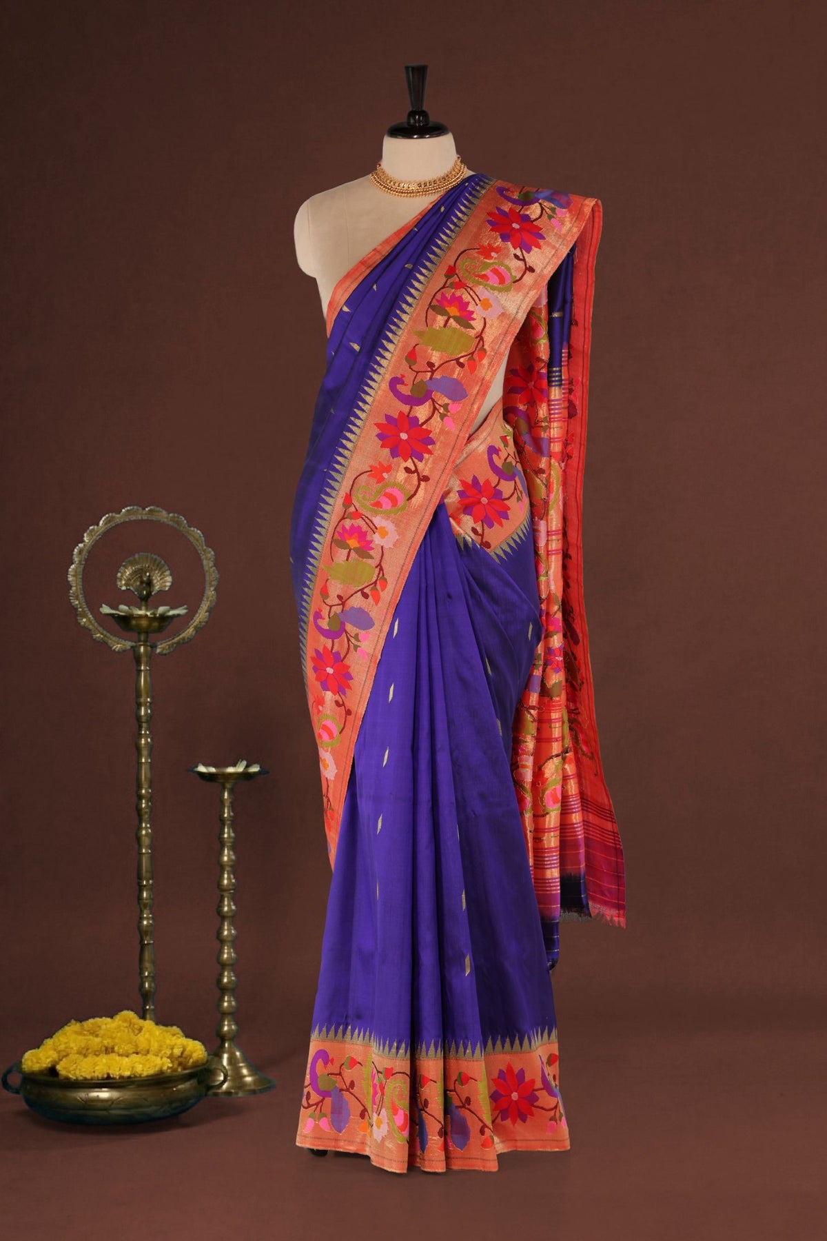 Handloom Brocade Paithani