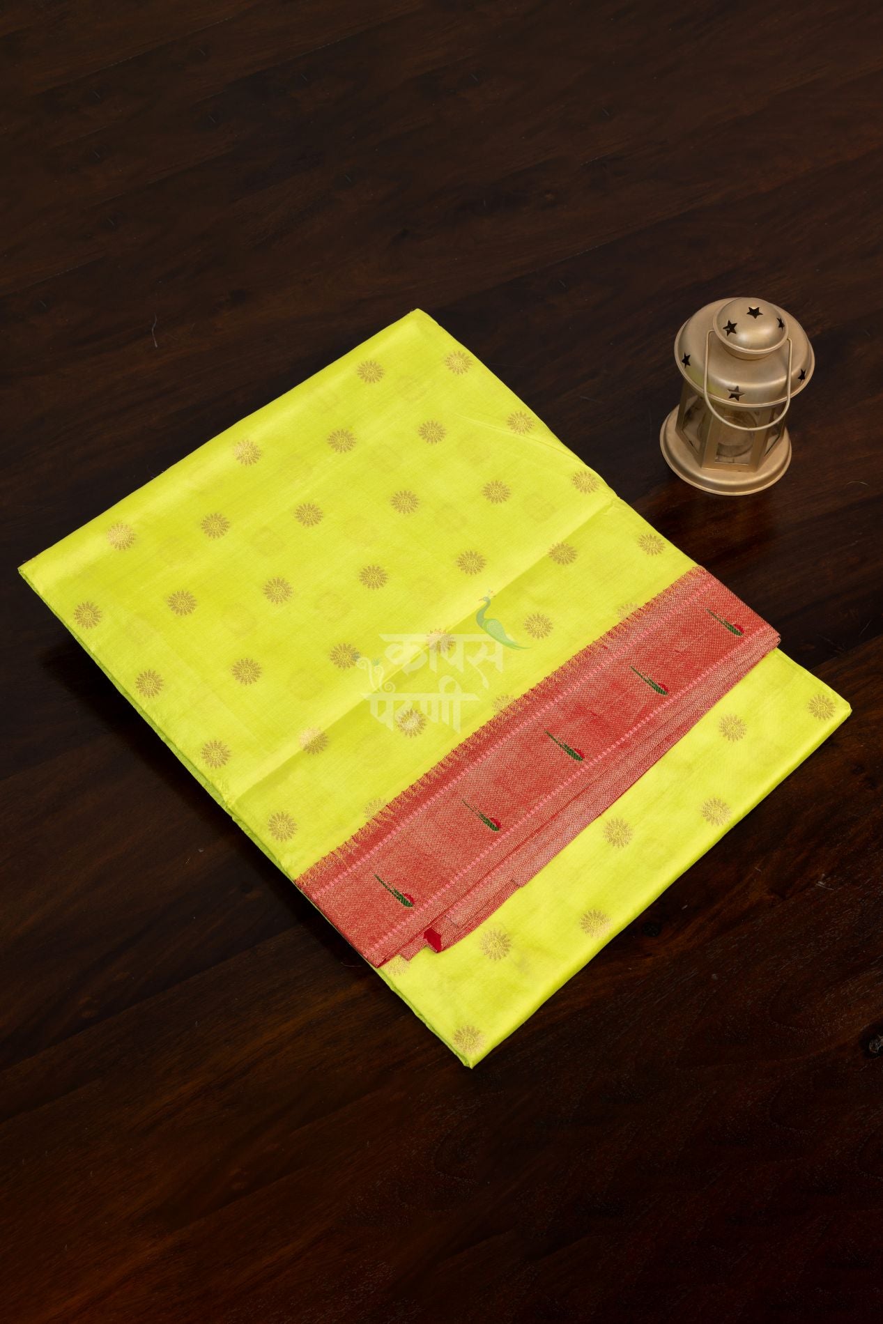 Gangotri Sunflower Allover Jari Butta Saree