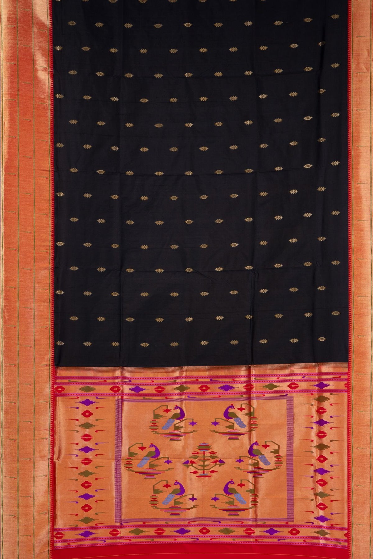 Krushnanjali Border Pure Silk Saree