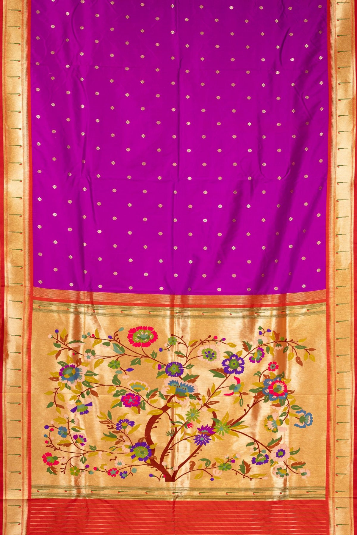 Designer Muniya Border Saree