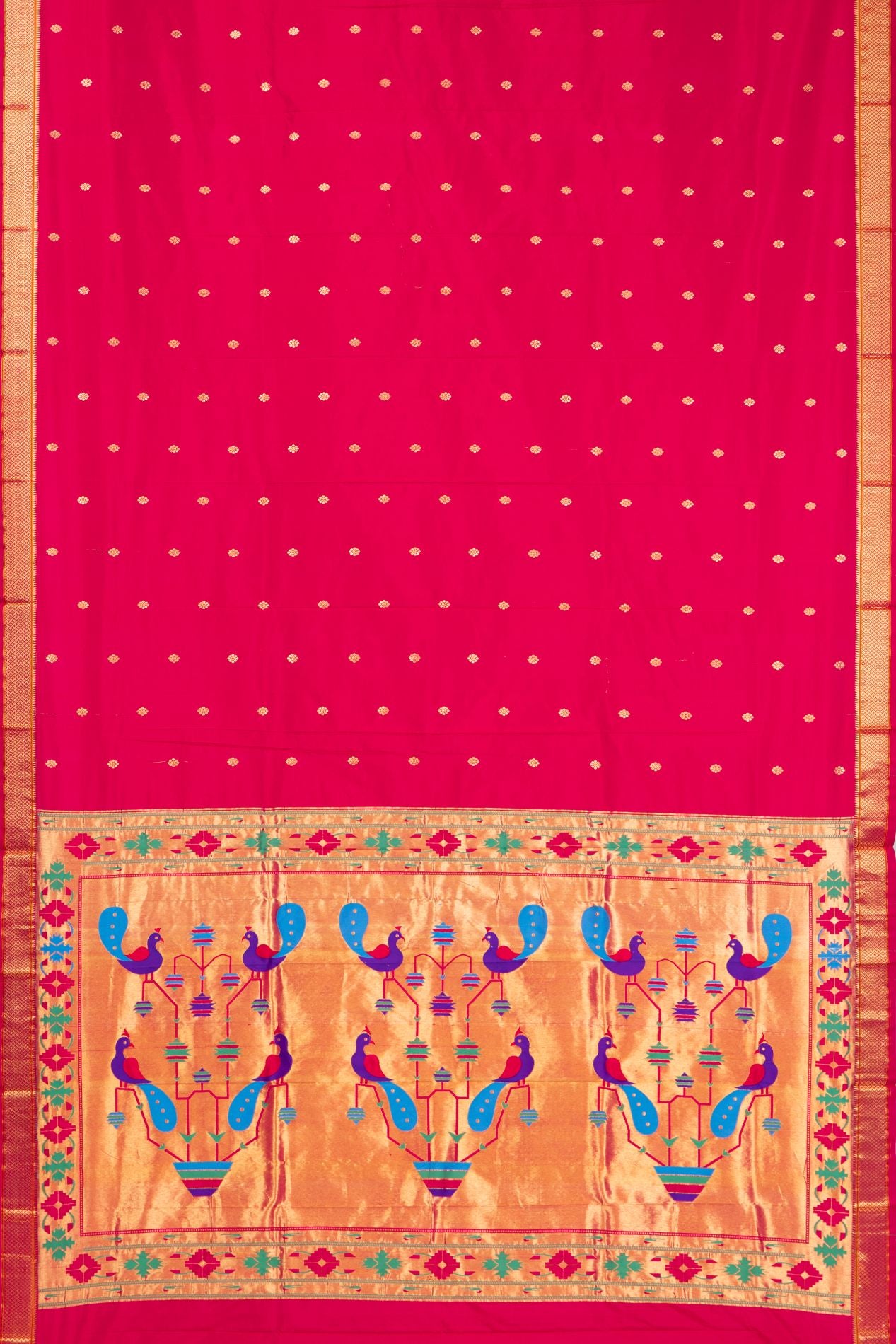Kadiyal Allover Jari Butta Saree