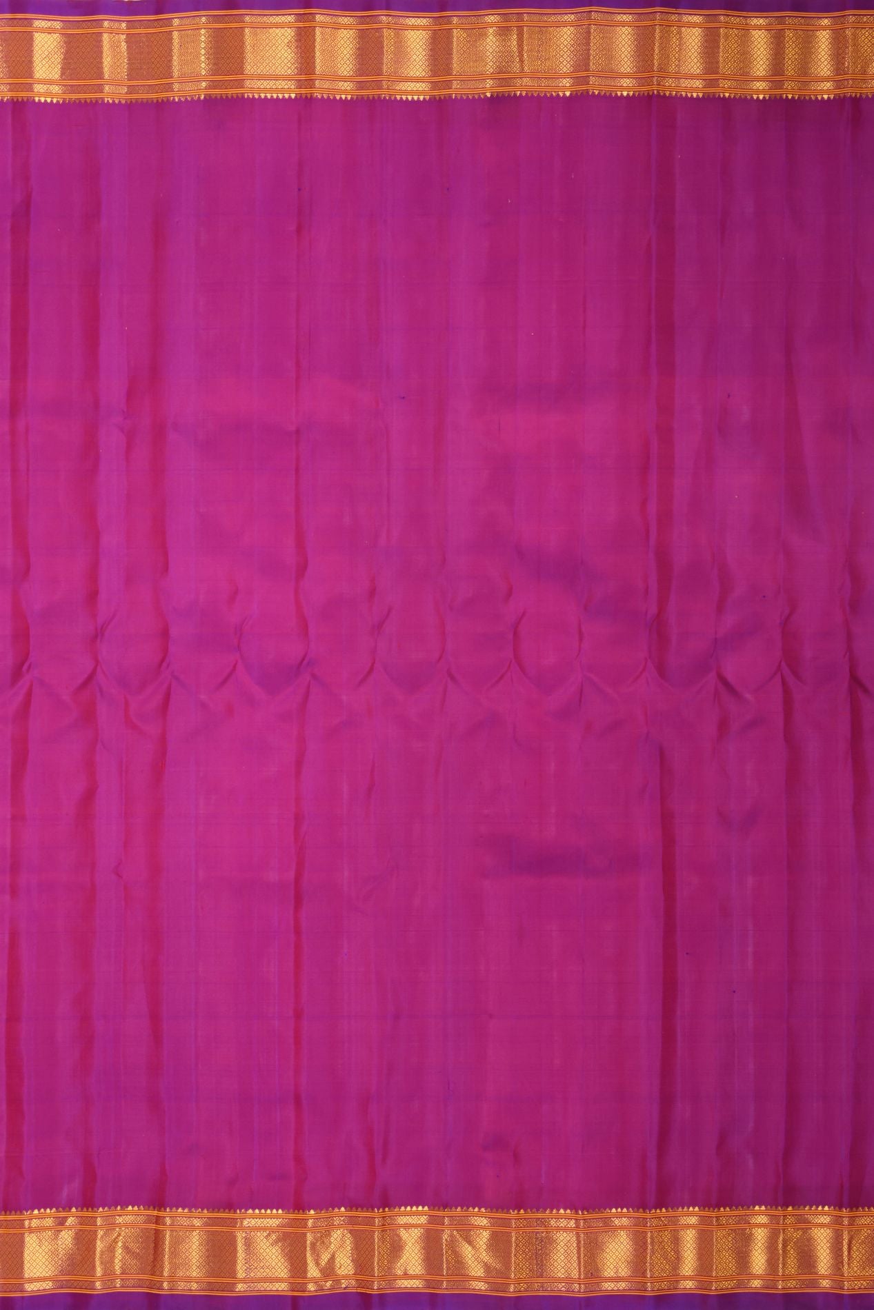 Kalanjali Self Border Pure Silk Saree