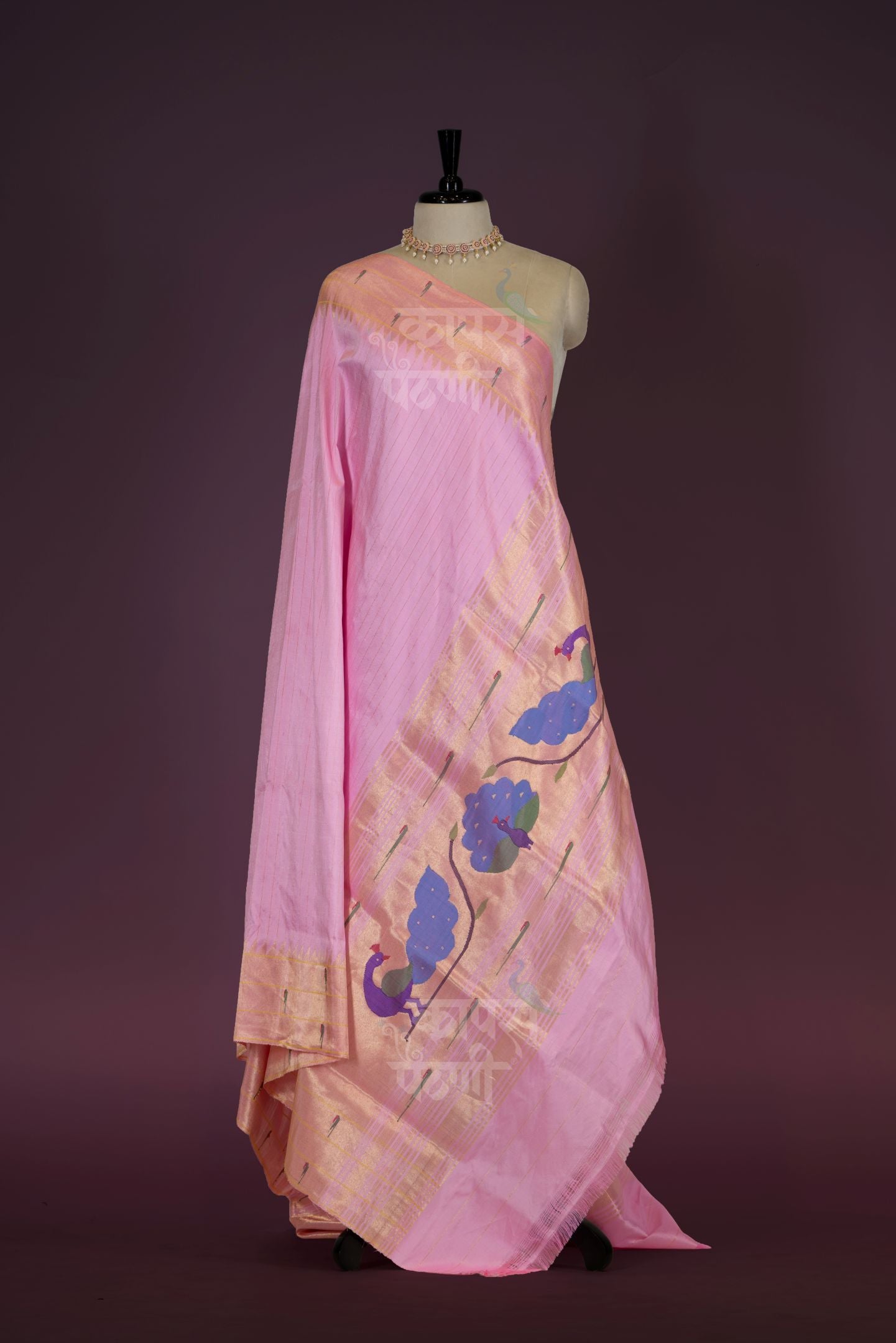 Handwoven Muniya Border Dupatta