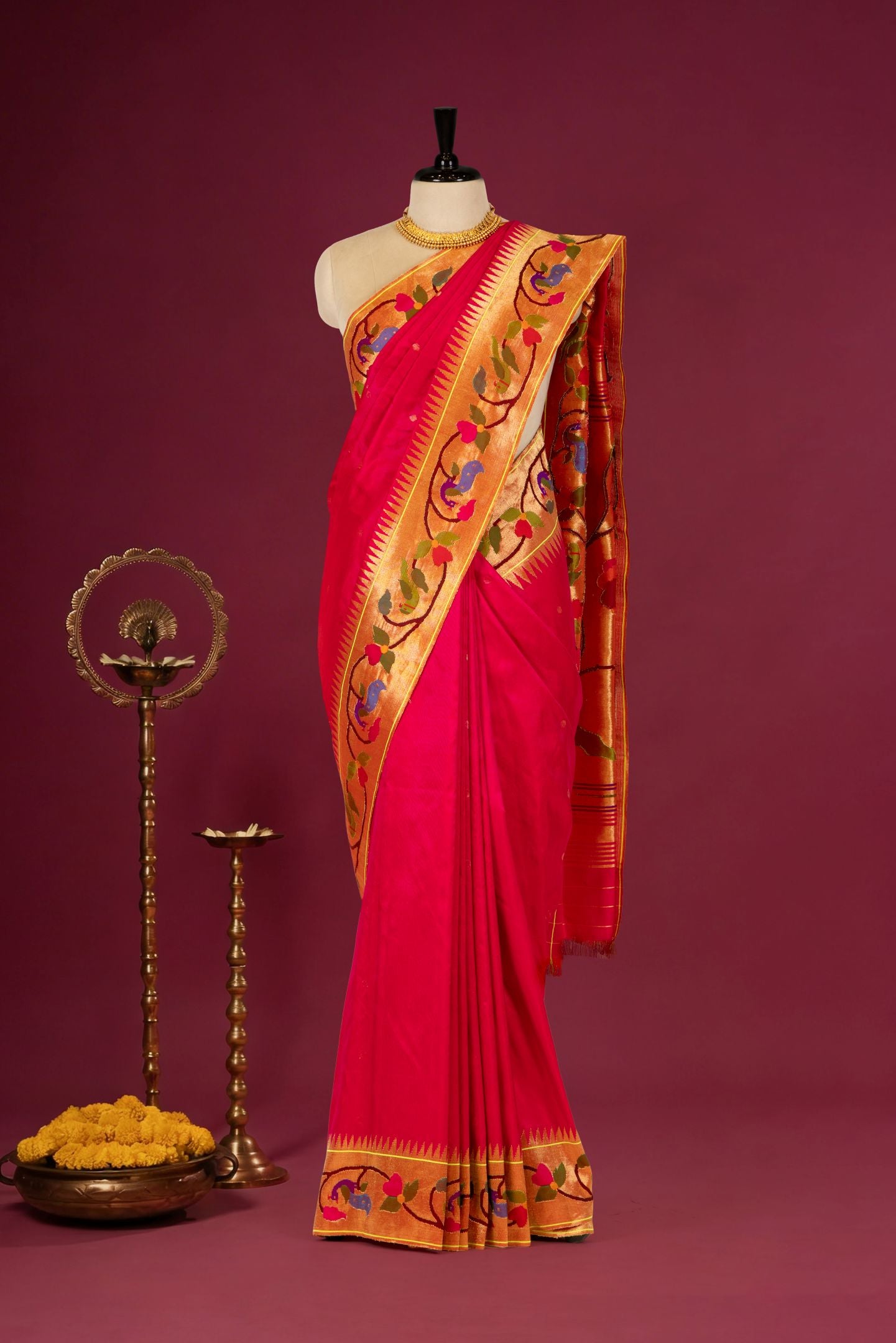 Handloom Brocade Paithani