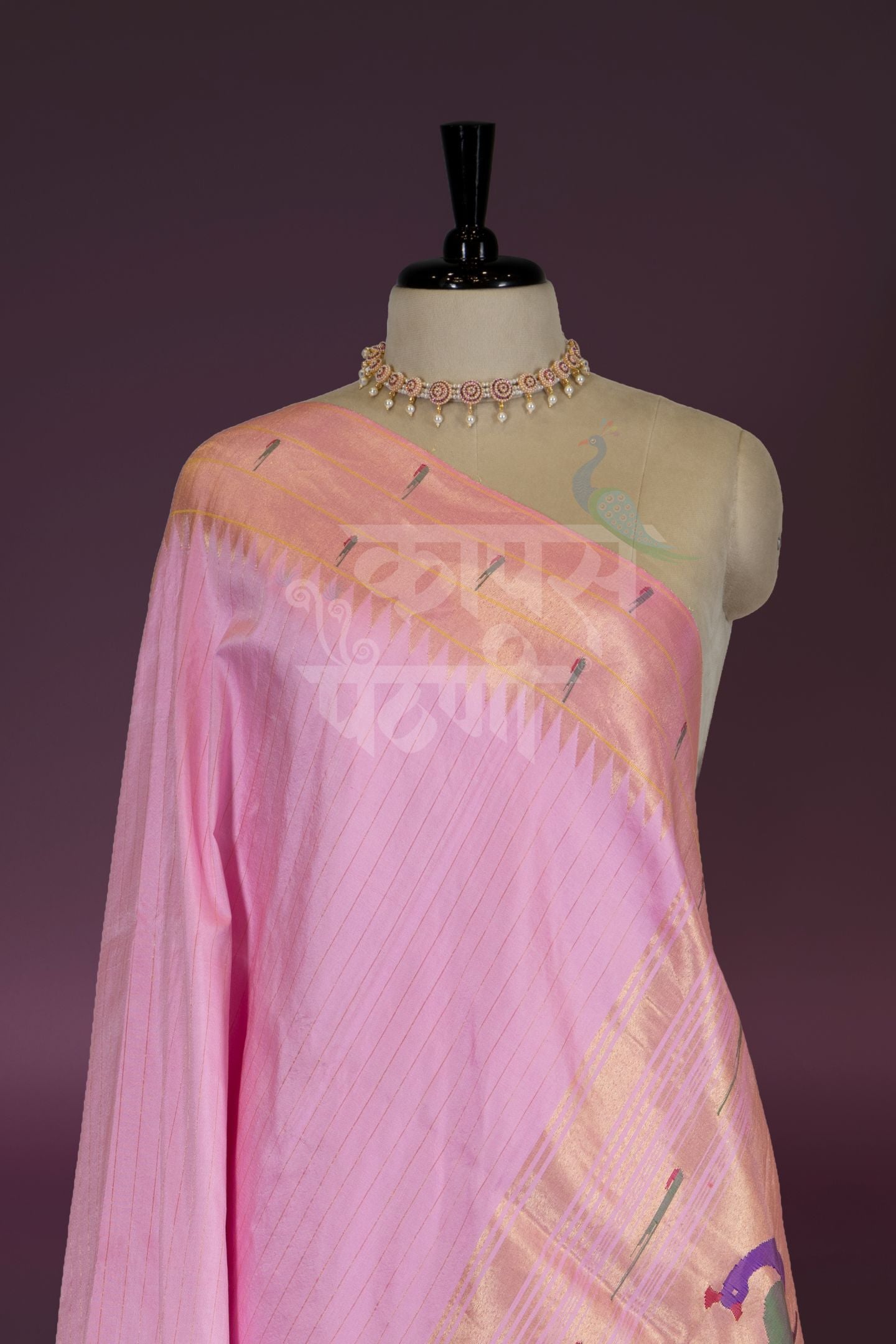 Handwoven Muniya Border Dupatta