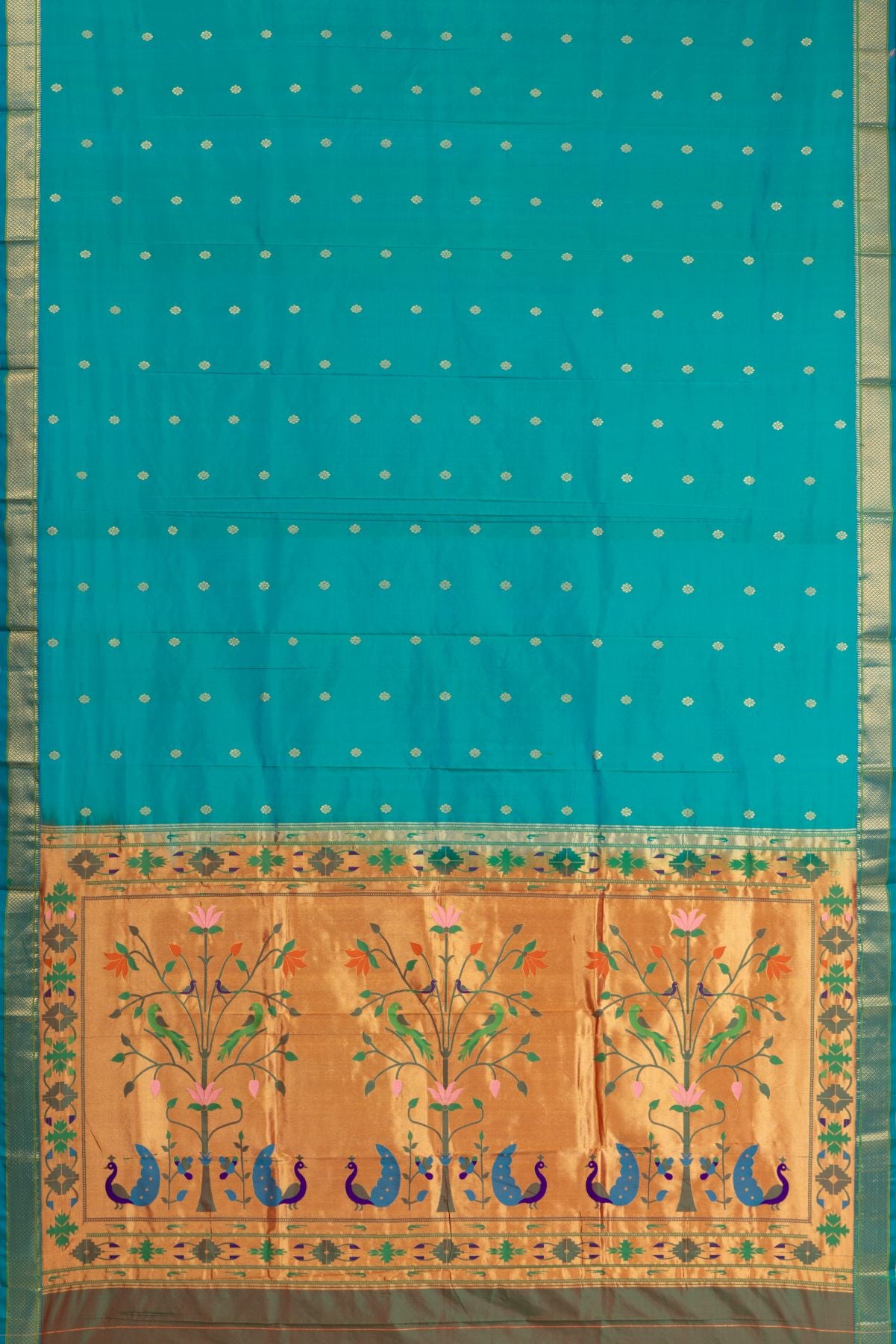 Kadiyal Allover Jari Butta Saree