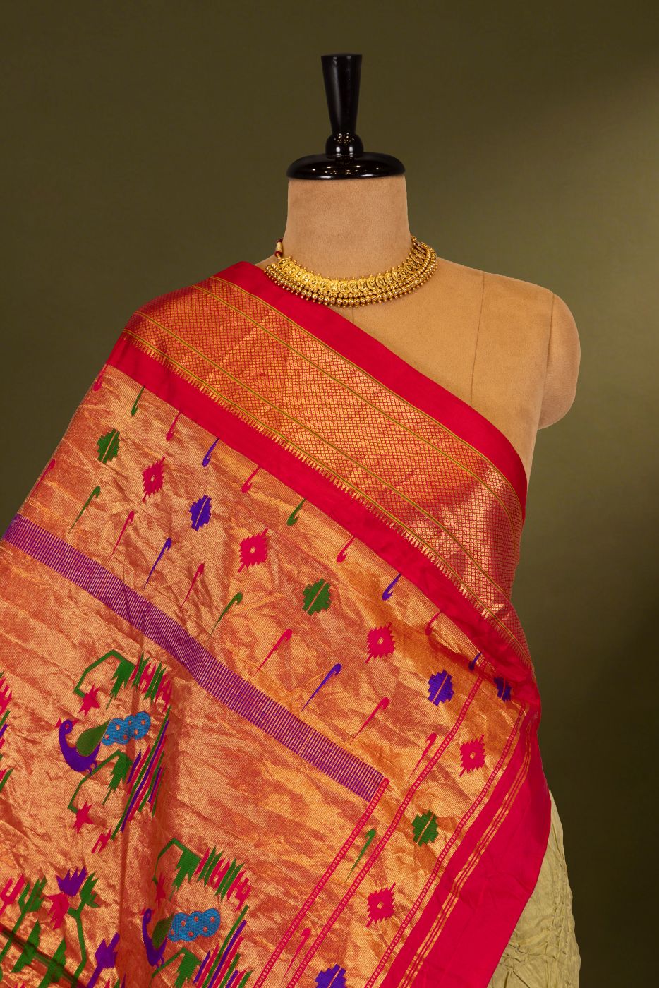 Traditional Bandhej Saree