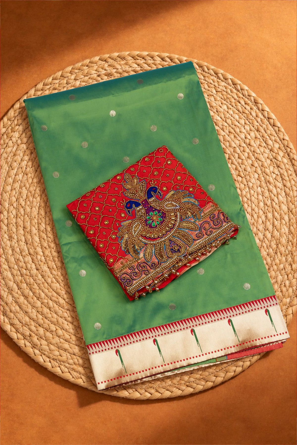 Designer Muniya Border Saree