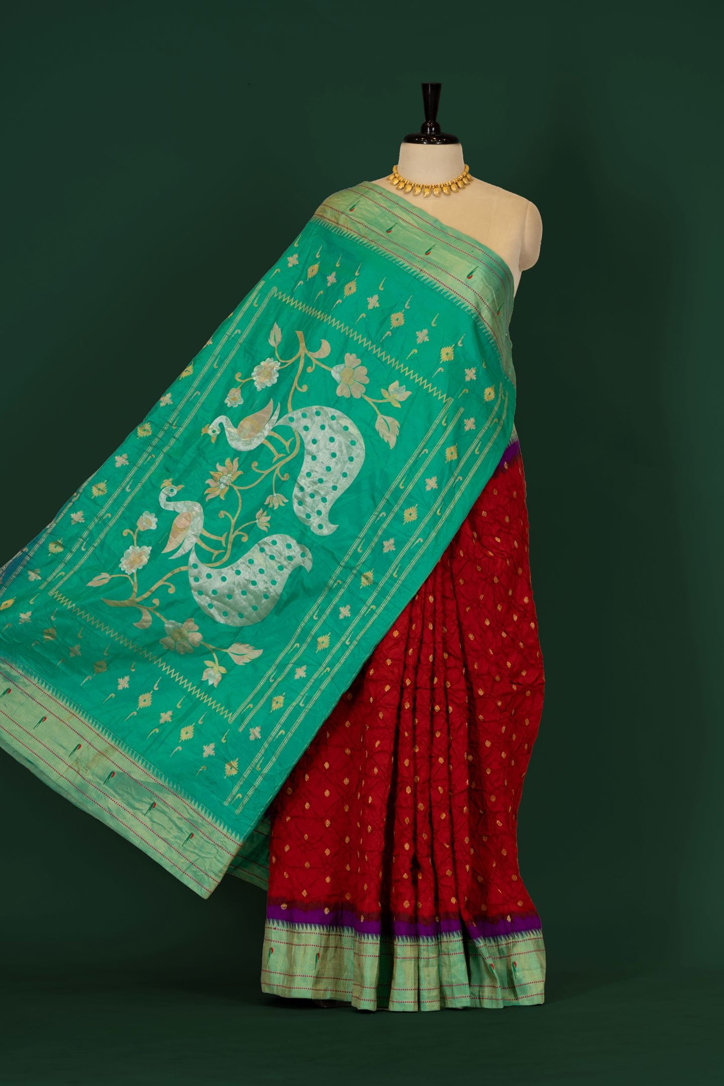 Traditional Bandhej Saree