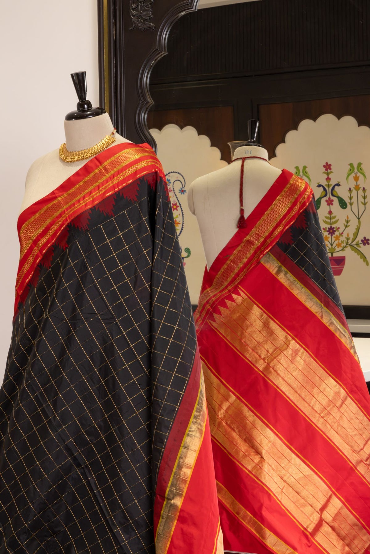 Traditional Irkal Checks Saree
