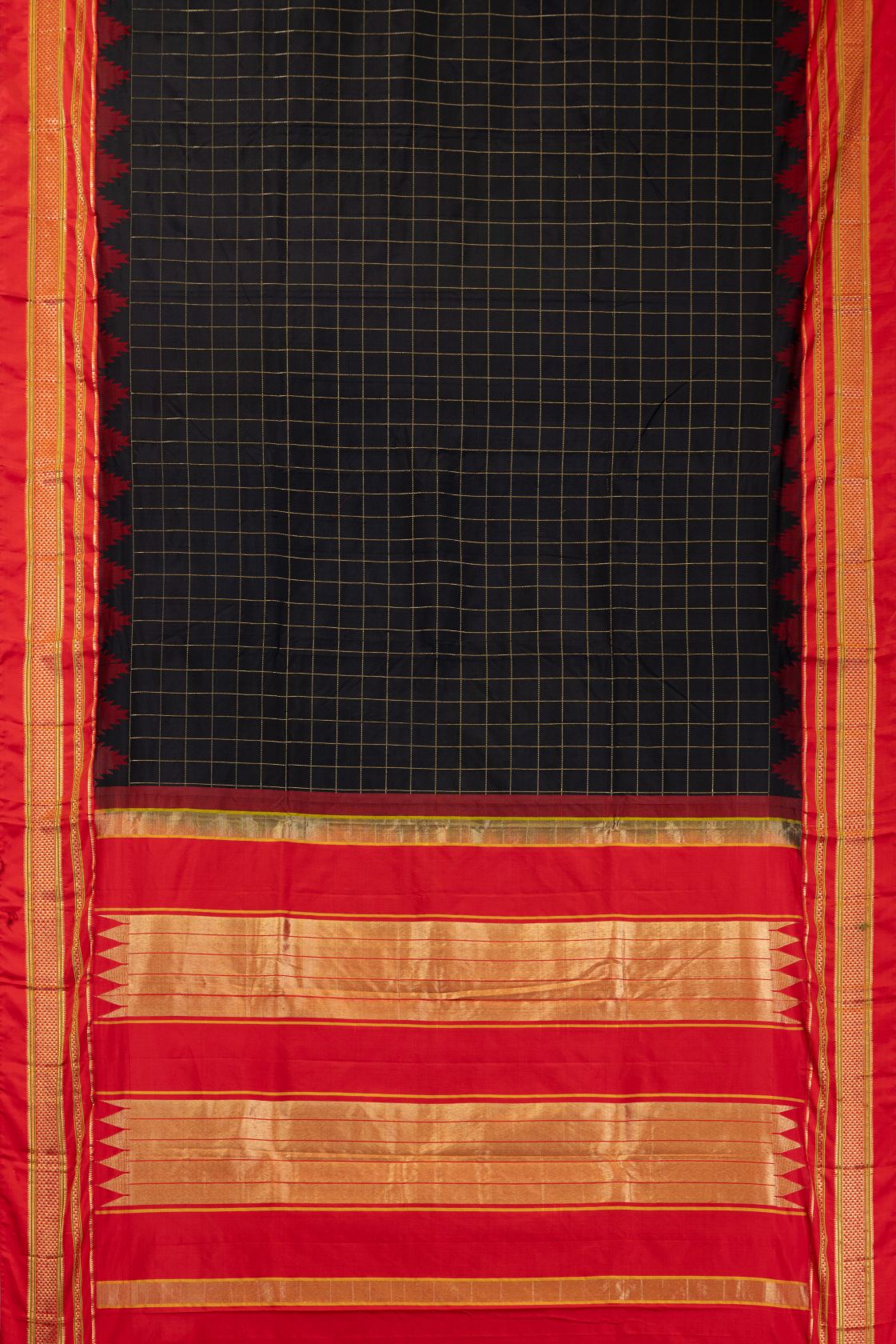 Traditional Irkal Checks Saree