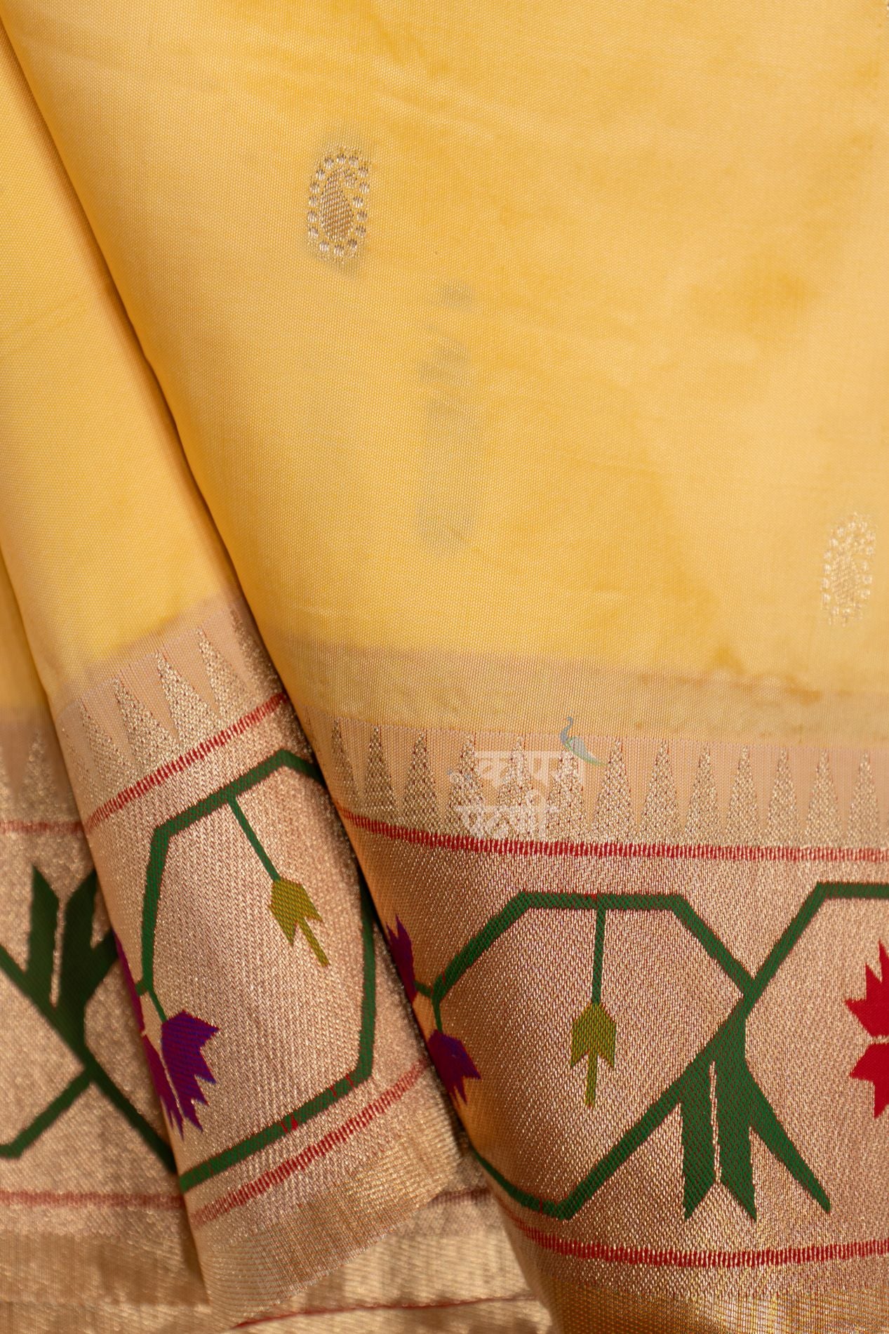 Designer Asavali Border Saree