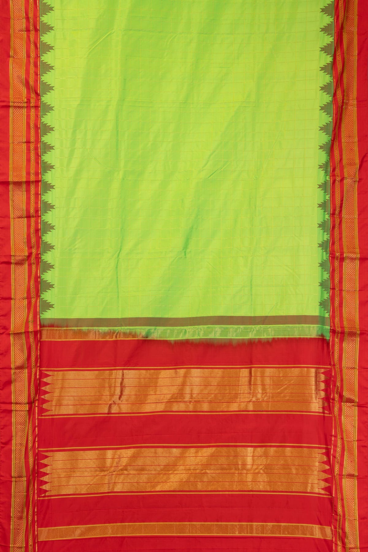 Traditional Irkal Checks Saree