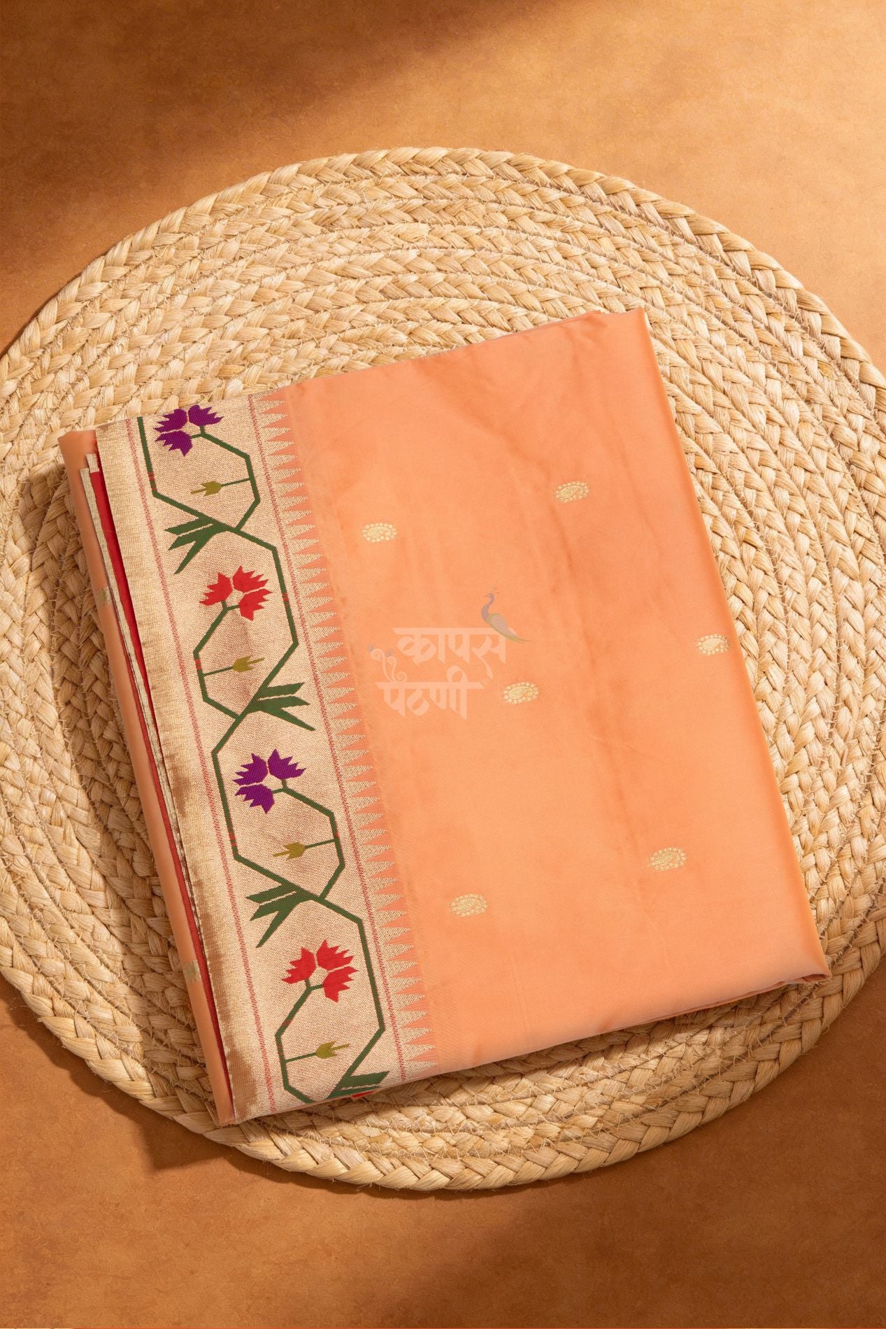 Designer Asavali Border Saree