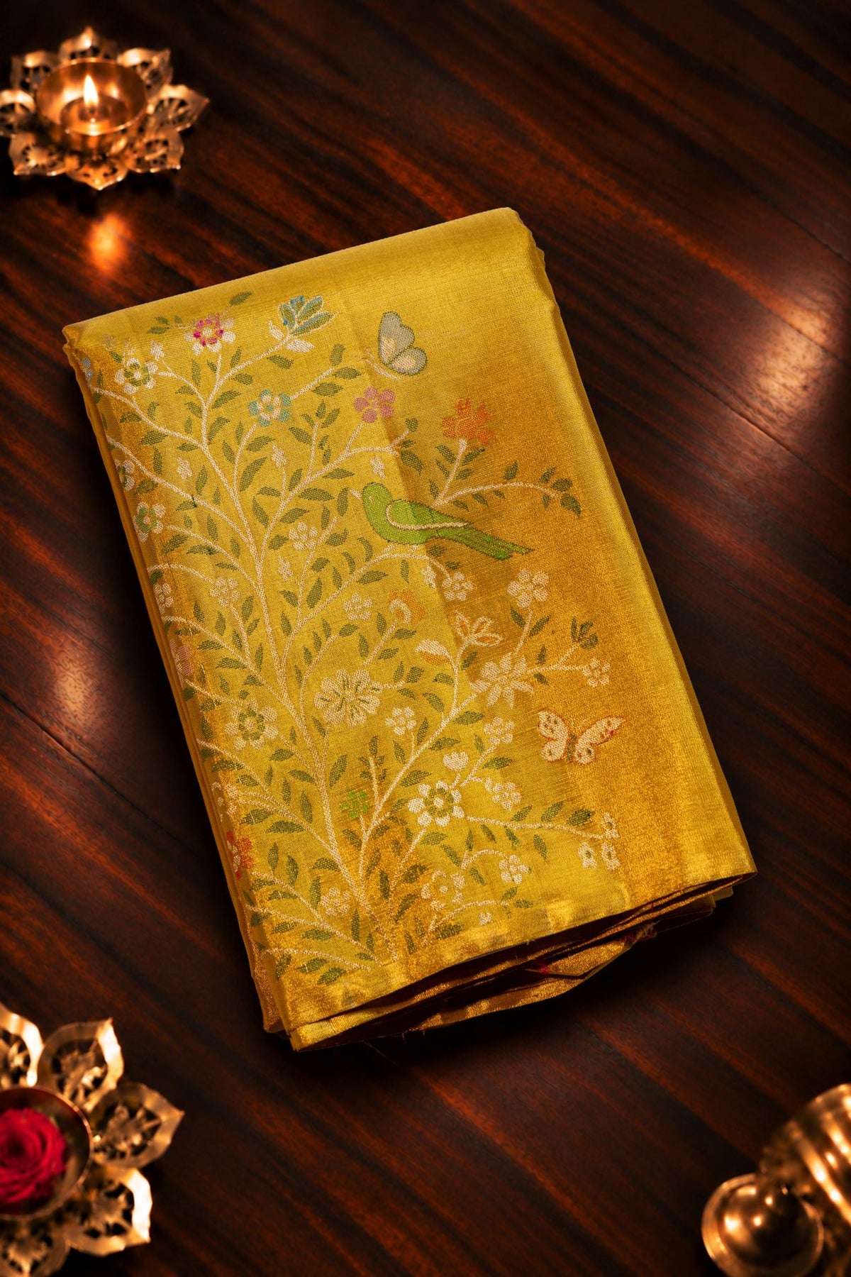 Kanjivaram Meena Brocade Saree