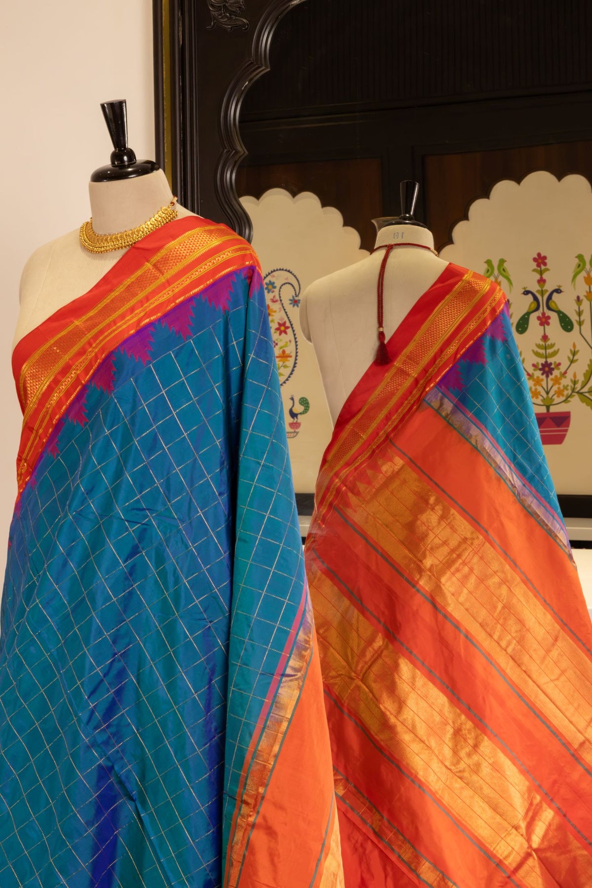 Traditional Irkal Checks Saree