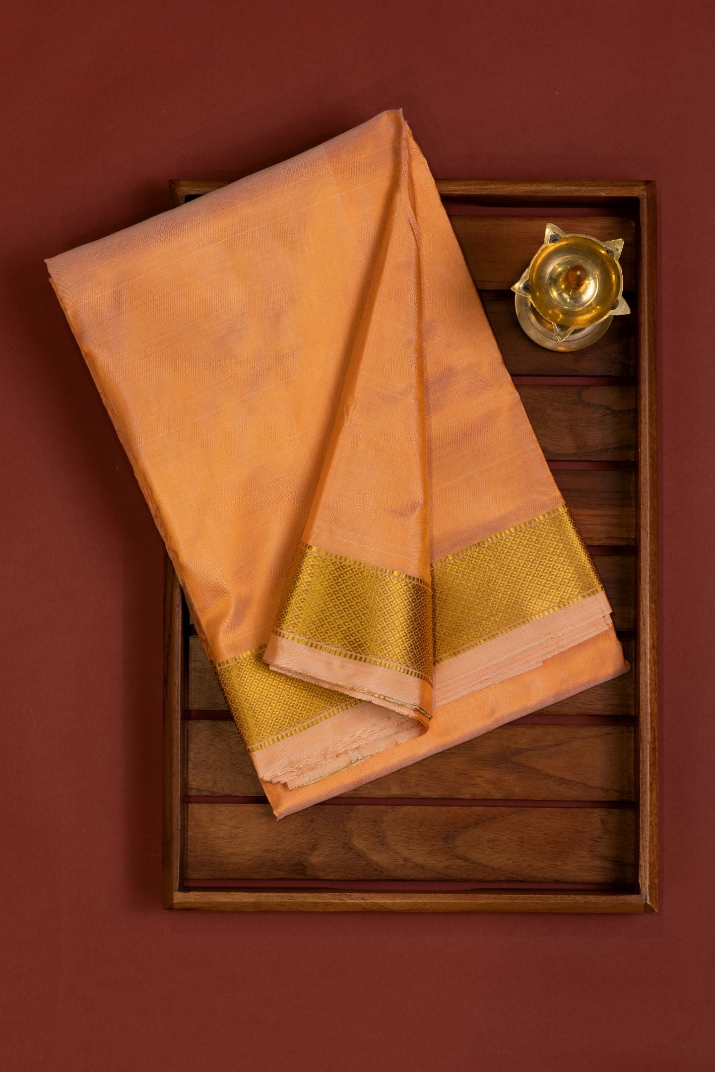 Pure Silk Narali Border Dhoti Set
