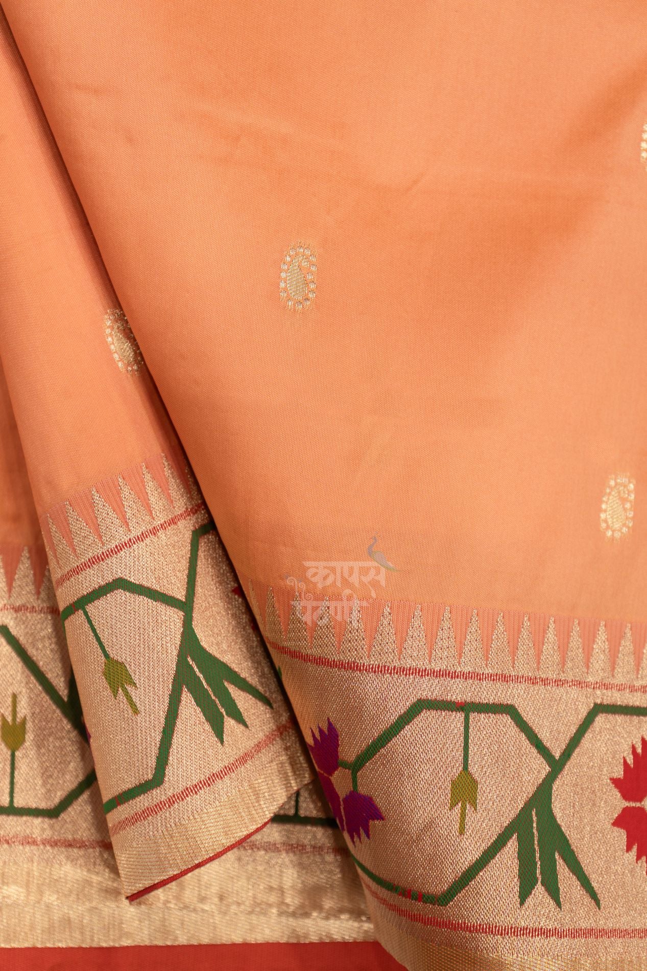 Designer Asavali Border Saree