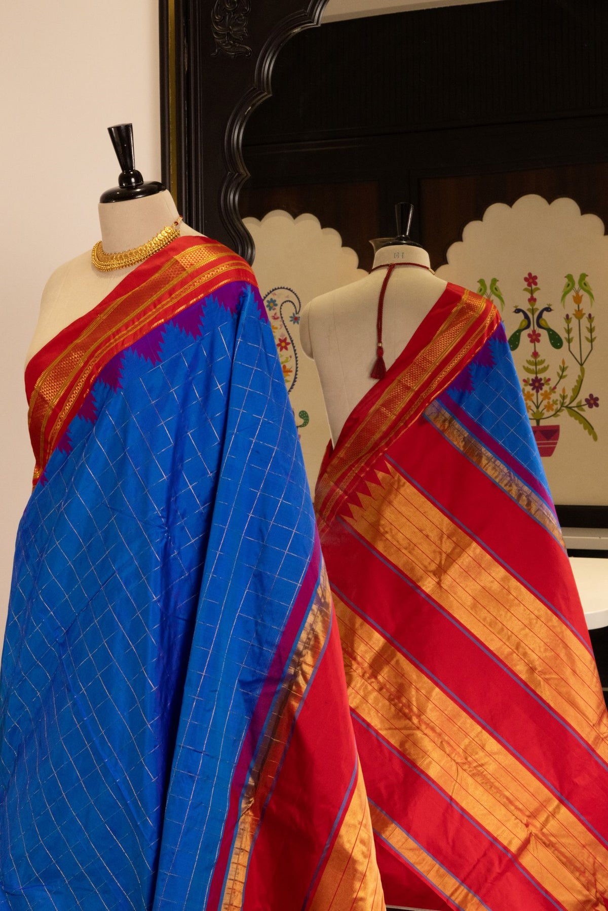 Traditional Irkal Checks Saree