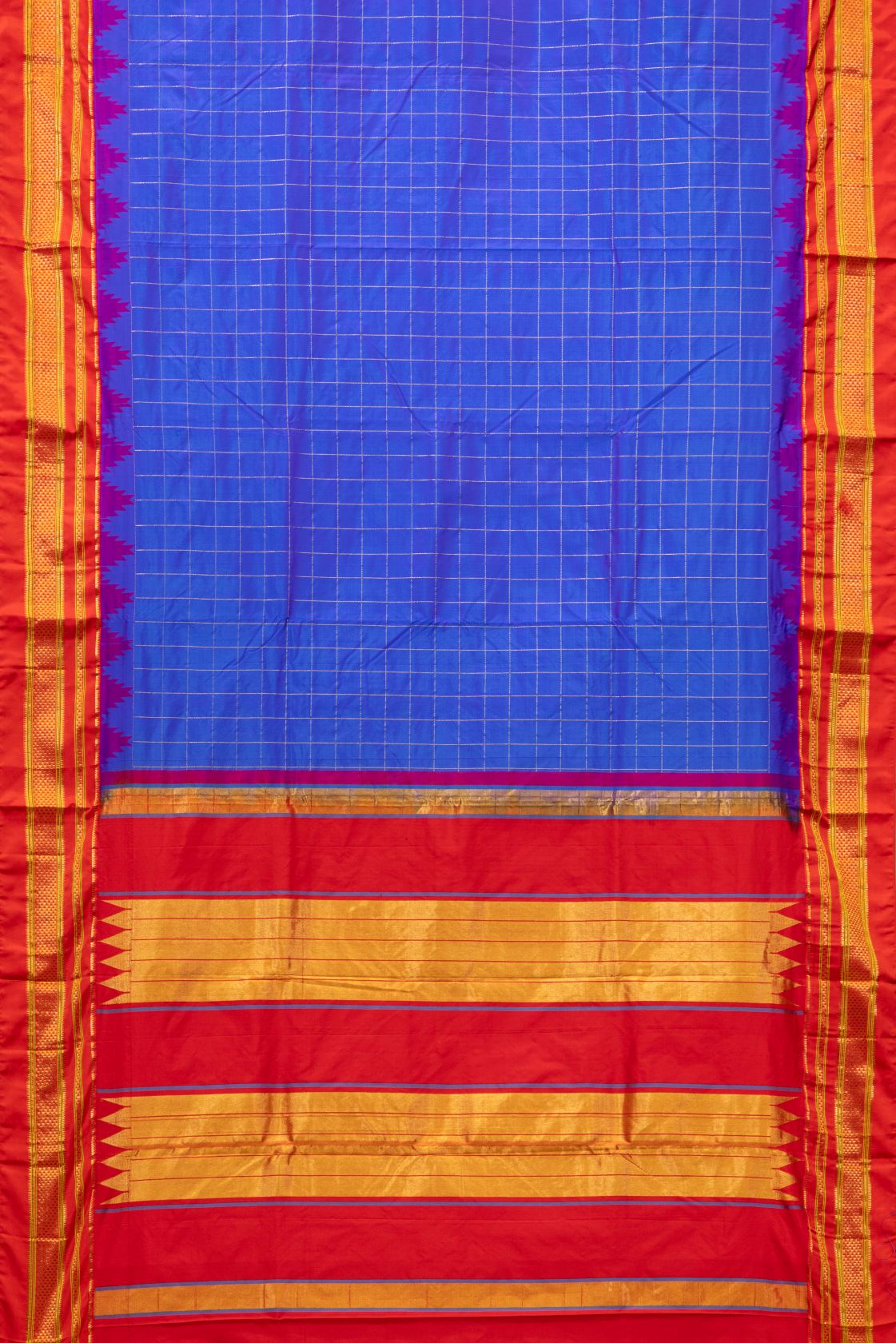Traditional Irkal Checks Saree