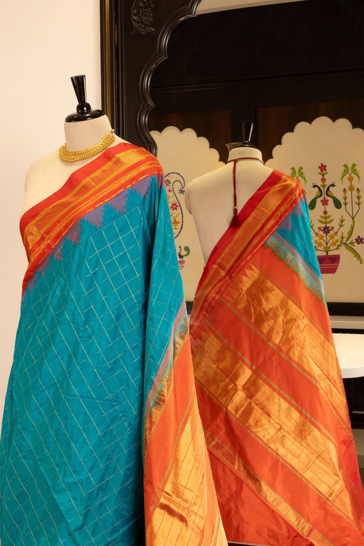 Traditional Irkal Checks Saree