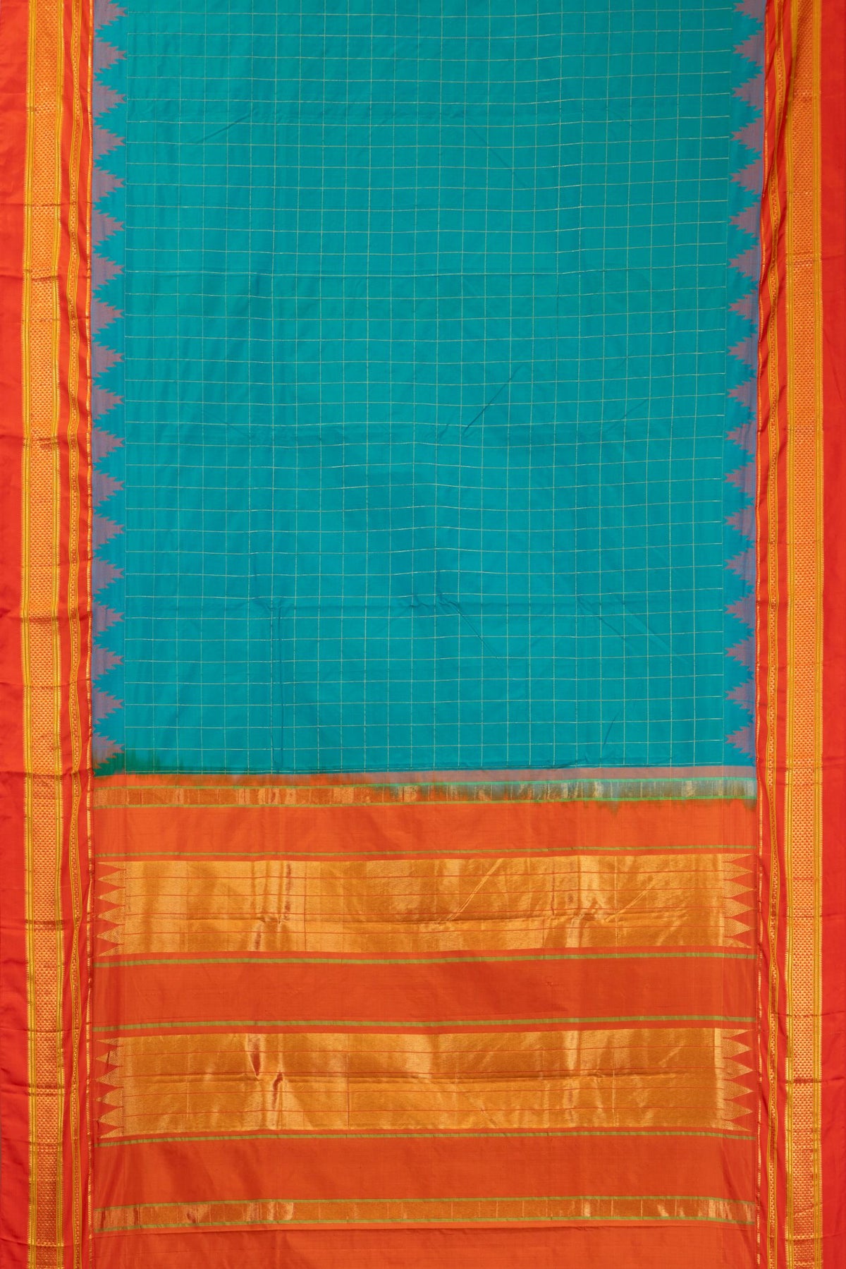 Traditional Irkal Checks Saree
