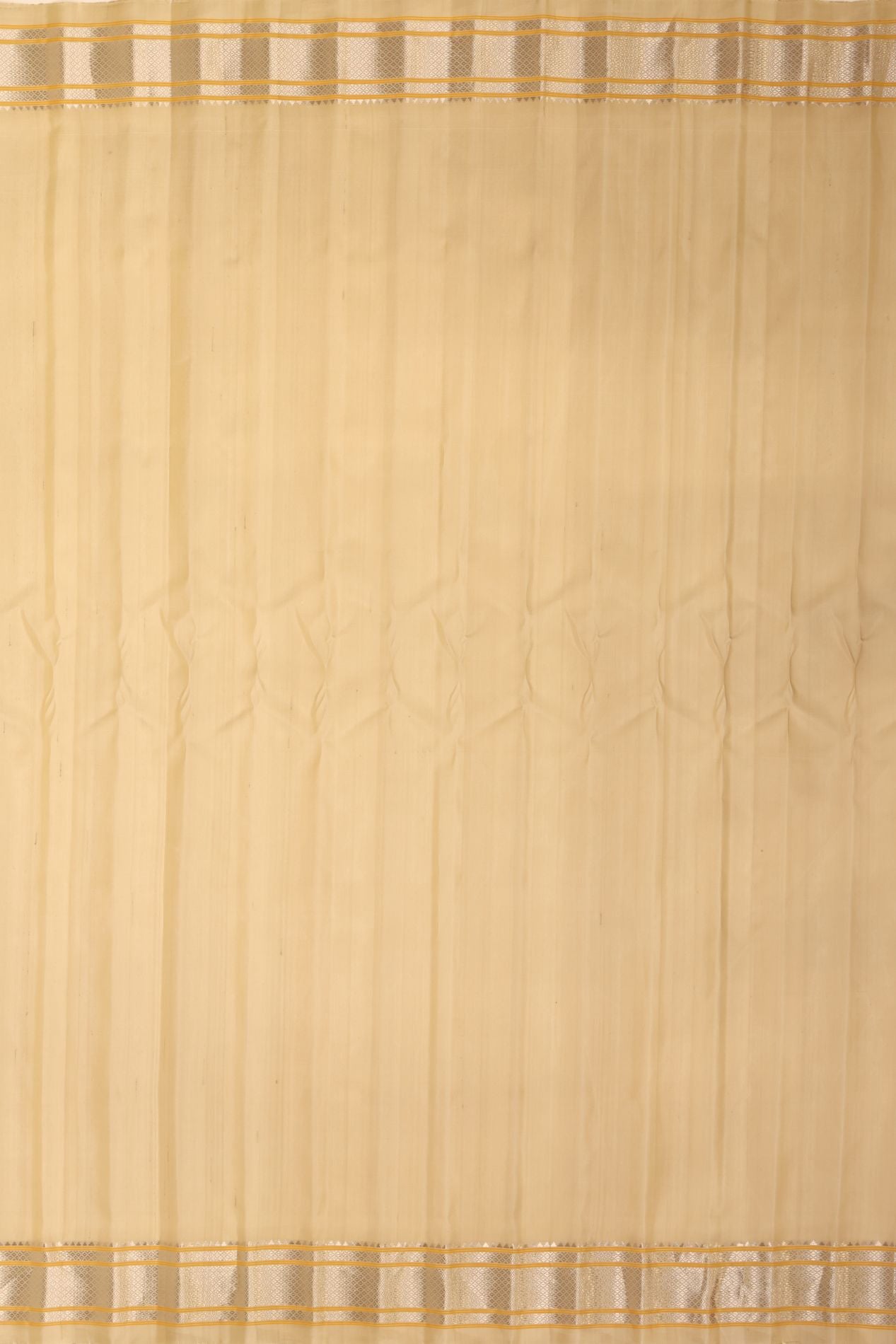 Designer Silver Strips Kalanjali Pure Silk Saree