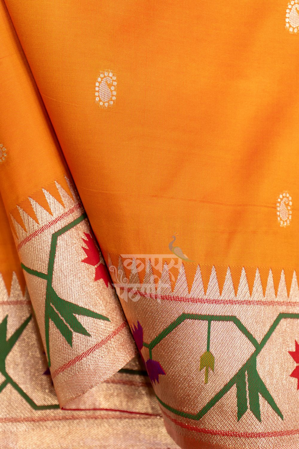 Designer Asavali Border Saree