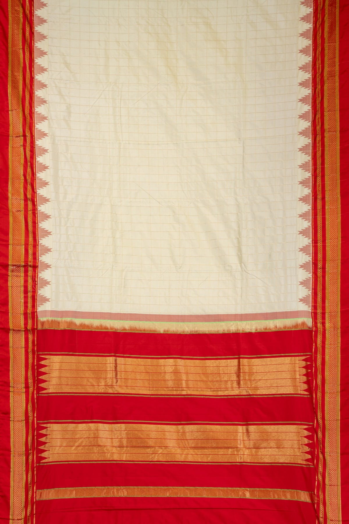 Traditional Irkal Checks Saree