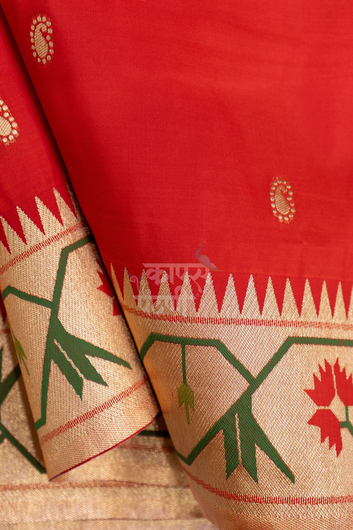 Designer Asavali Border Saree