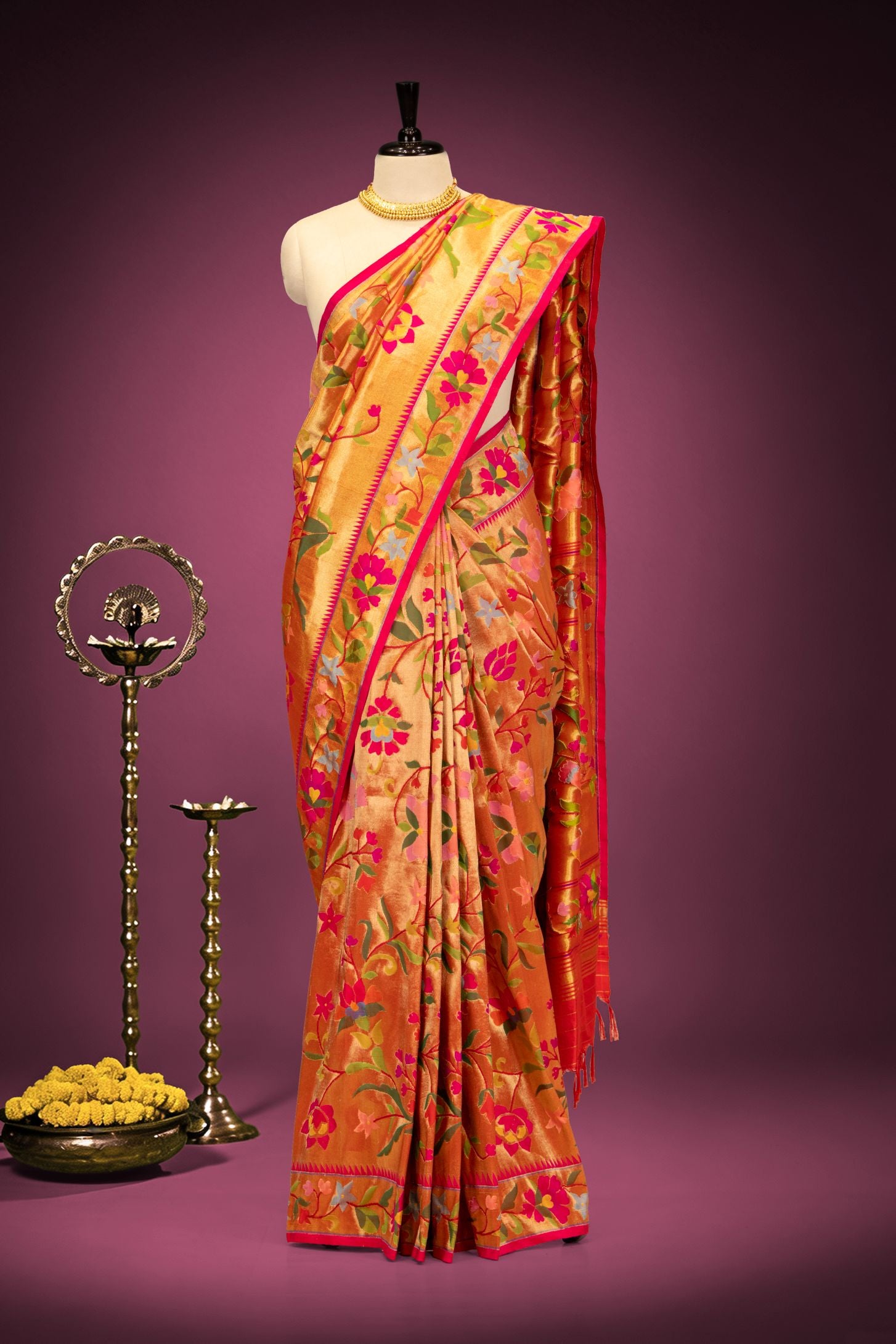 Handloom Brocade Paithani