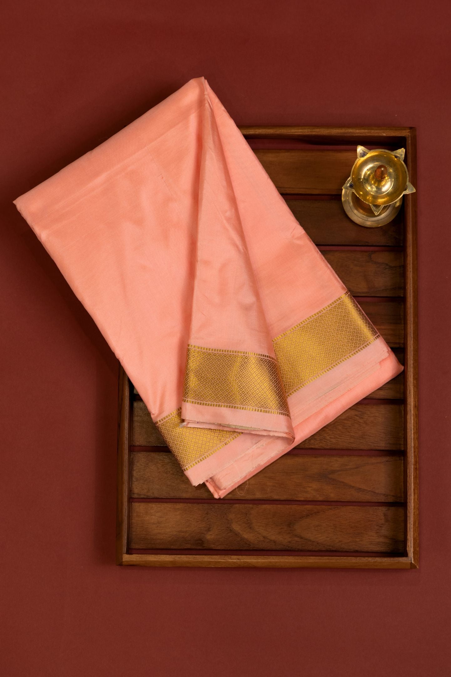 Pure Silk Narali Border Dhoti Set