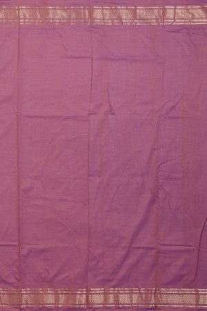Order Handloom Cotton Purple Paithani Rich Pallu Online 