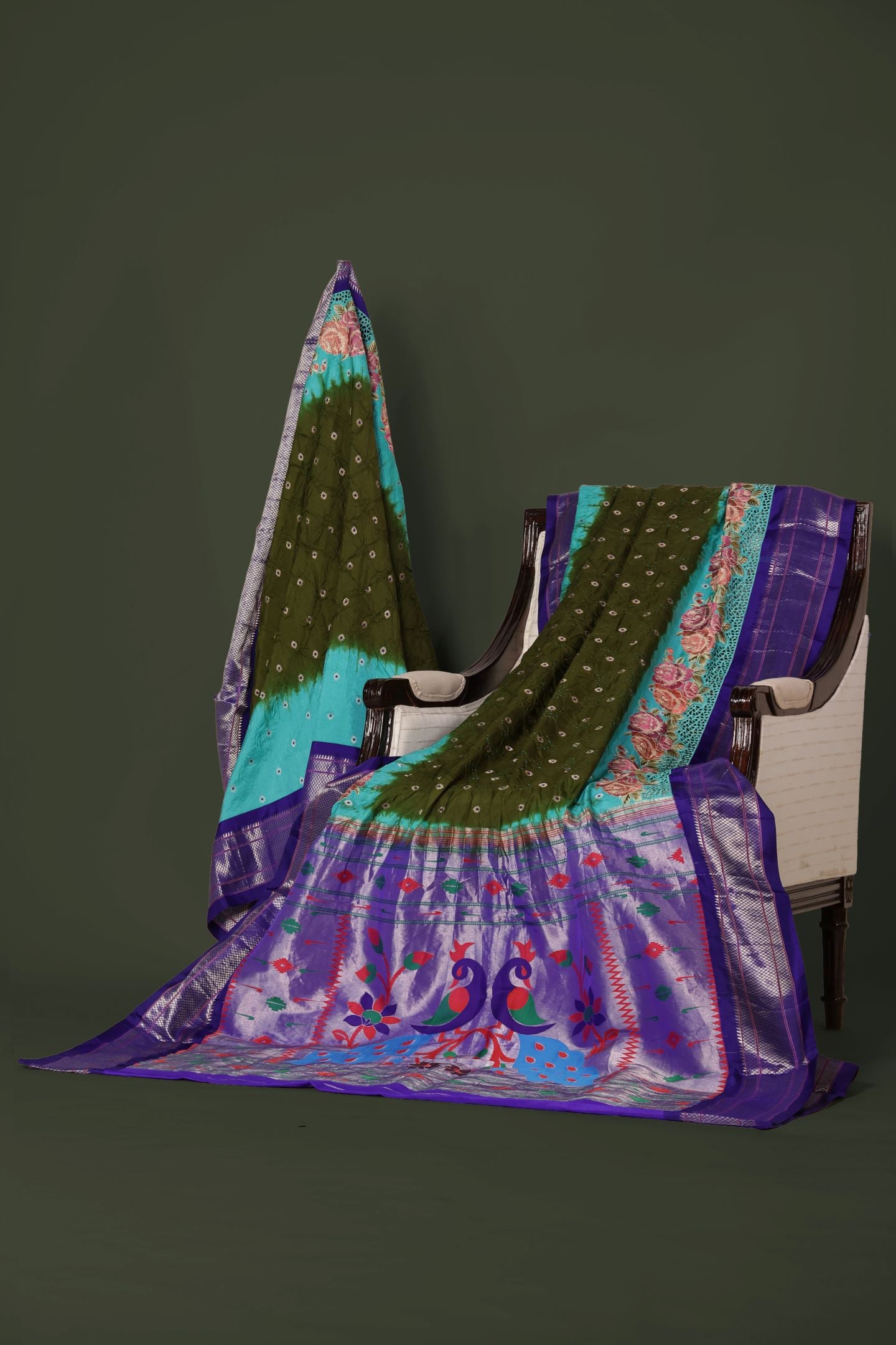 Kadiyal Cut-Work Bandhej