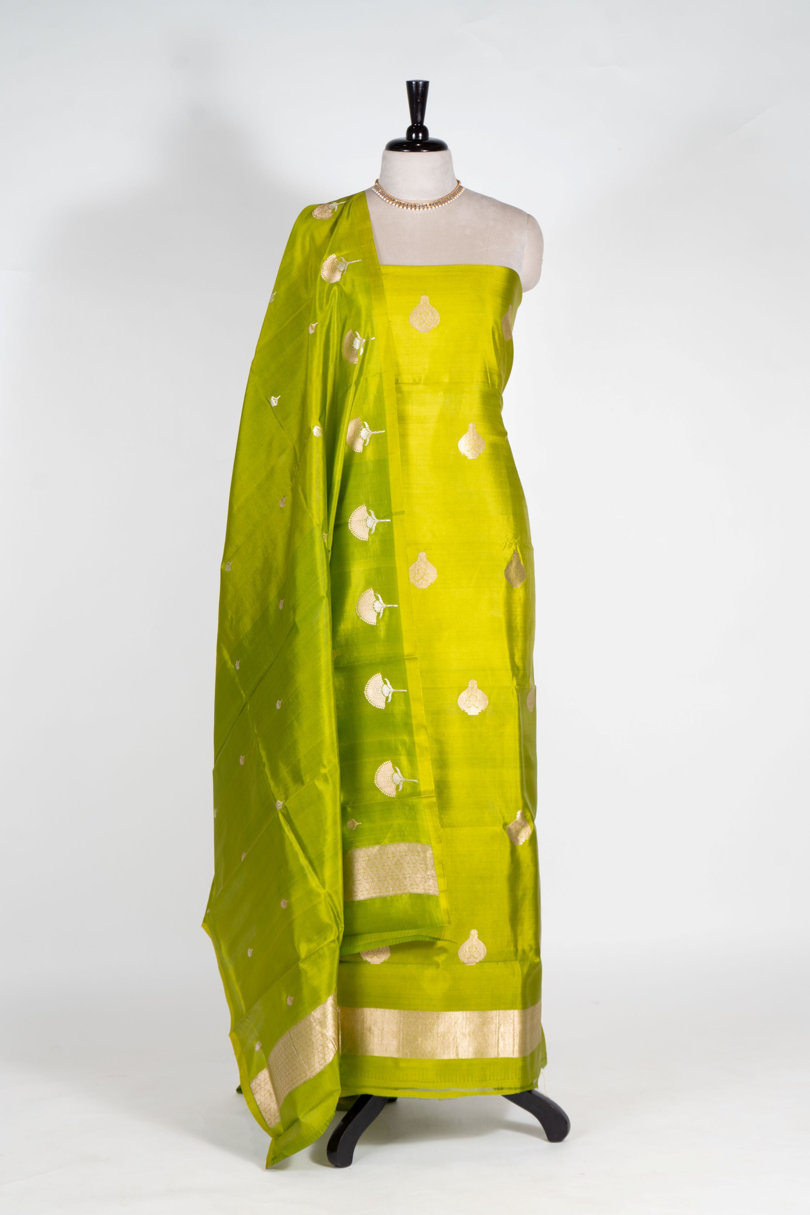 Pure Katan Silk Designer Dress Material