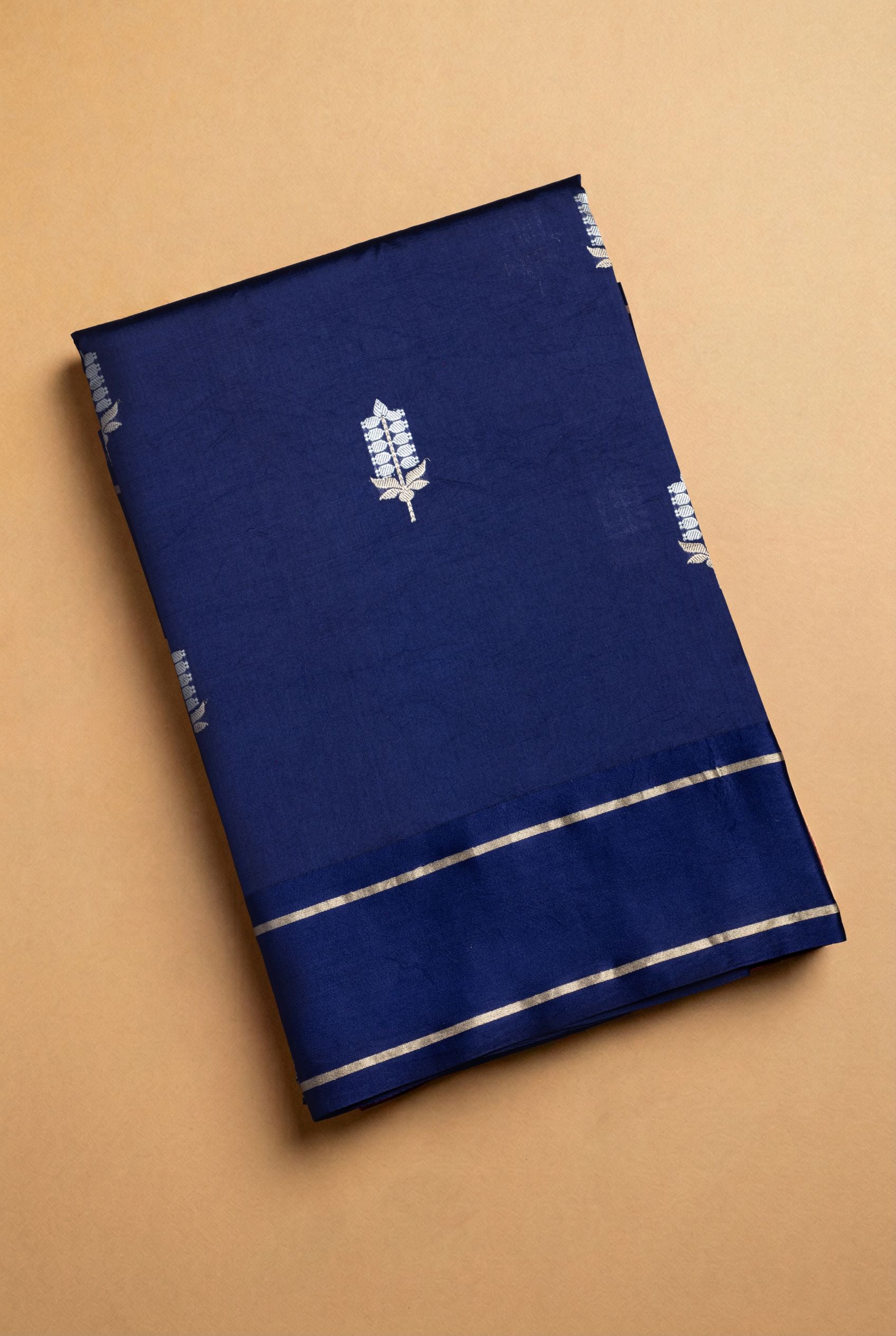 Hand Woven Mango Silk Saree