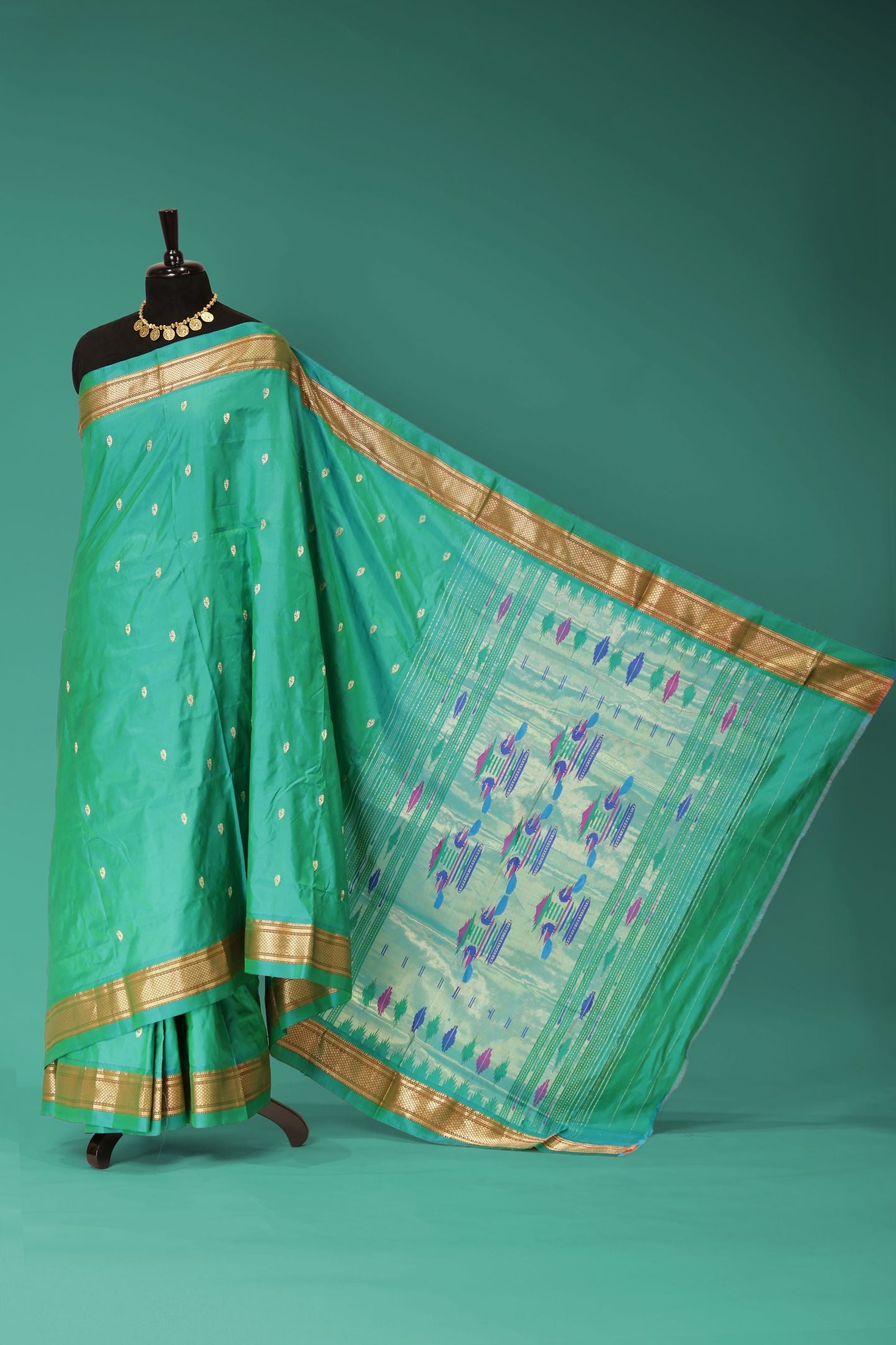 Handloom Double Pallu Paithani