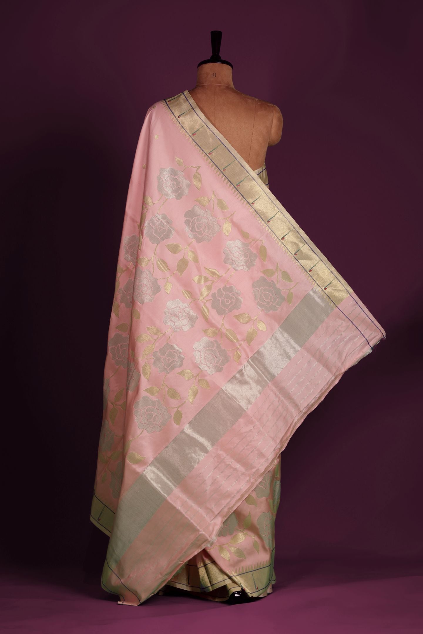 Hand Woven Brocade Paithani